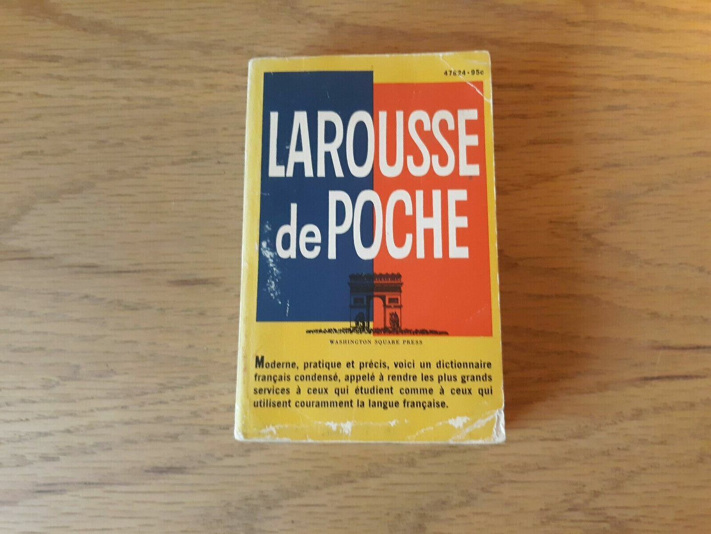 Larousse de Poche French Dictionary 1969 Washington Square Press
