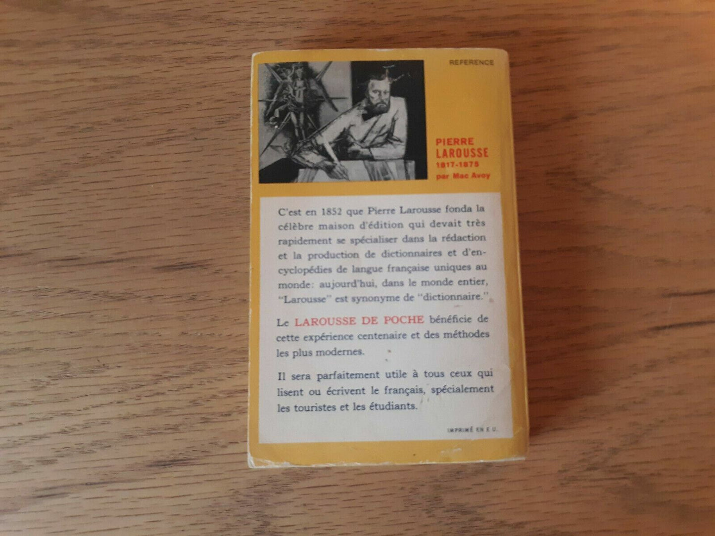 Larousse de Poche French Dictionary 1969 Washington Square Press