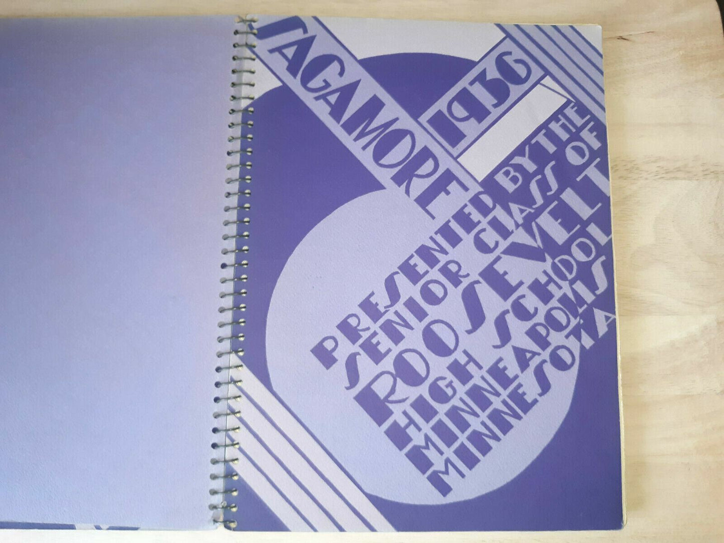 1936 Sagamore Roosevelt High School Minneapolis Minnesota Yearbook
