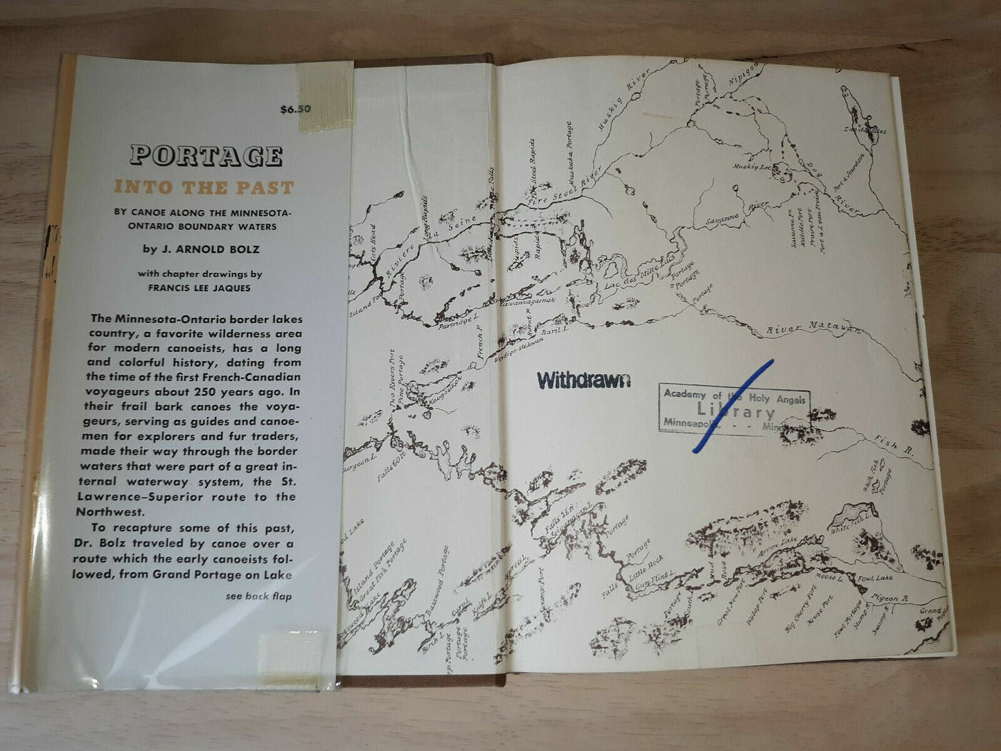 J. Armold Bolz PORTAGE INTO THE PAST University of Minnesota Press c. 1975
