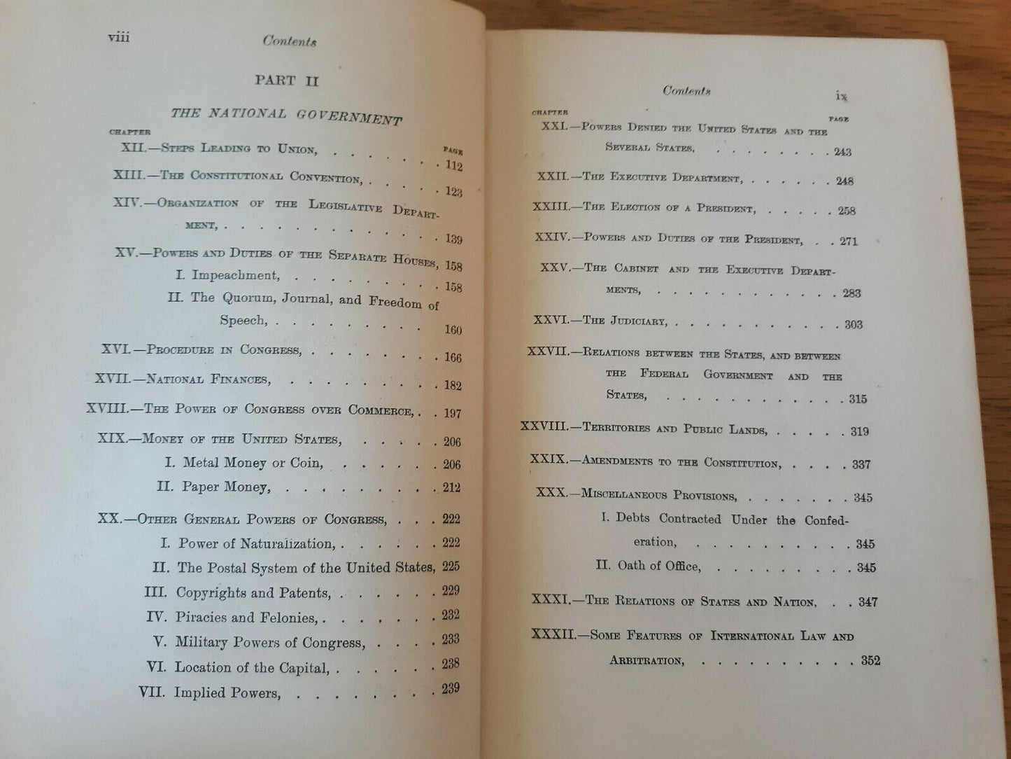 Antique Vintage Government in State and Nation 1903 J.A. James A.H. Sanford