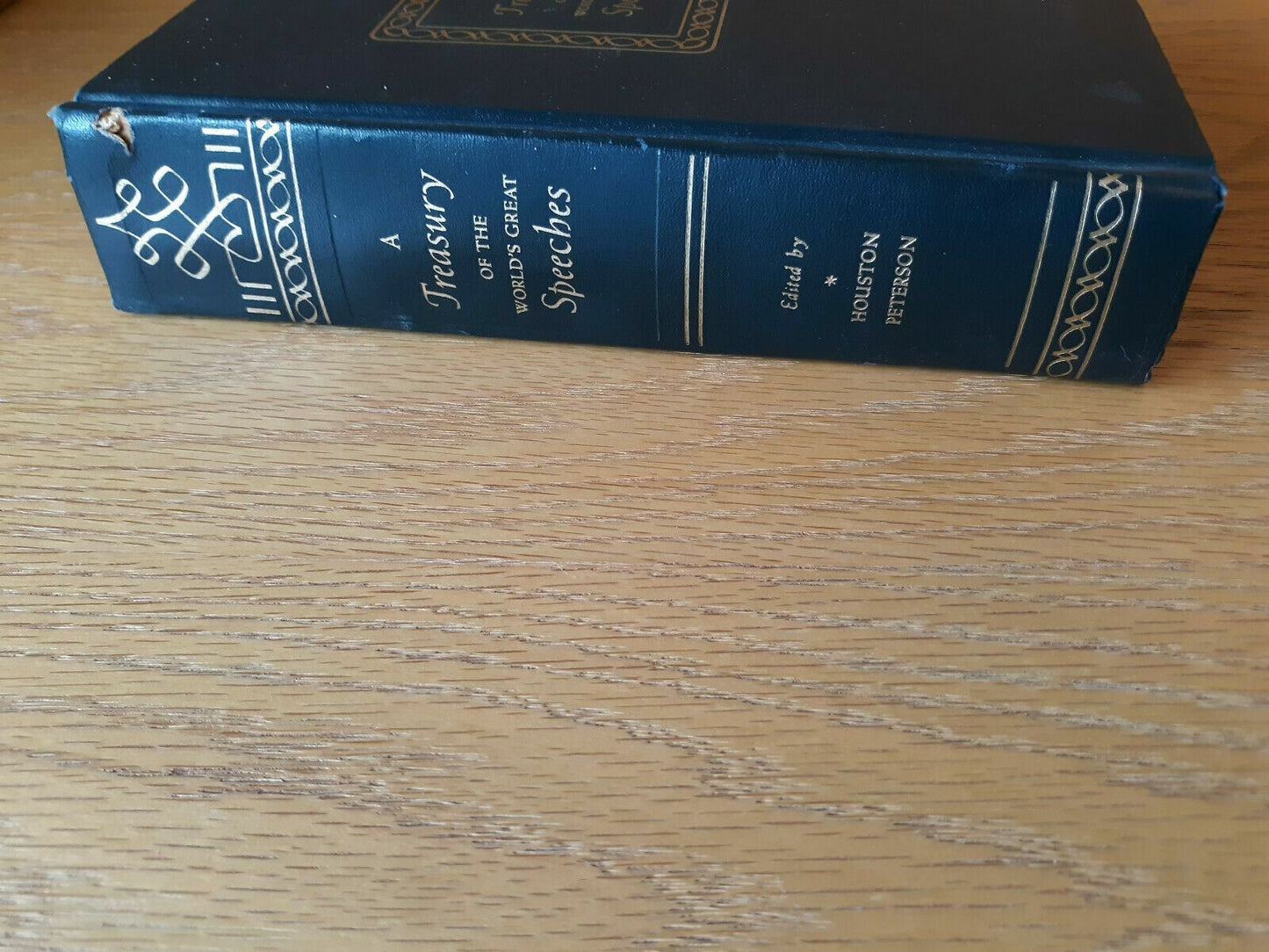 A Treasury of the Worlds Great Speeches Edited Houston Peterson 1965 Hardcover