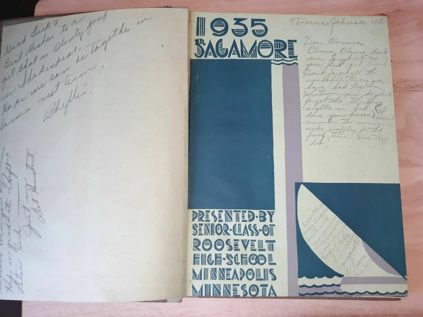 1935 Sagamore Roosevelt High School Minneapolis Minnesota Yearbook
