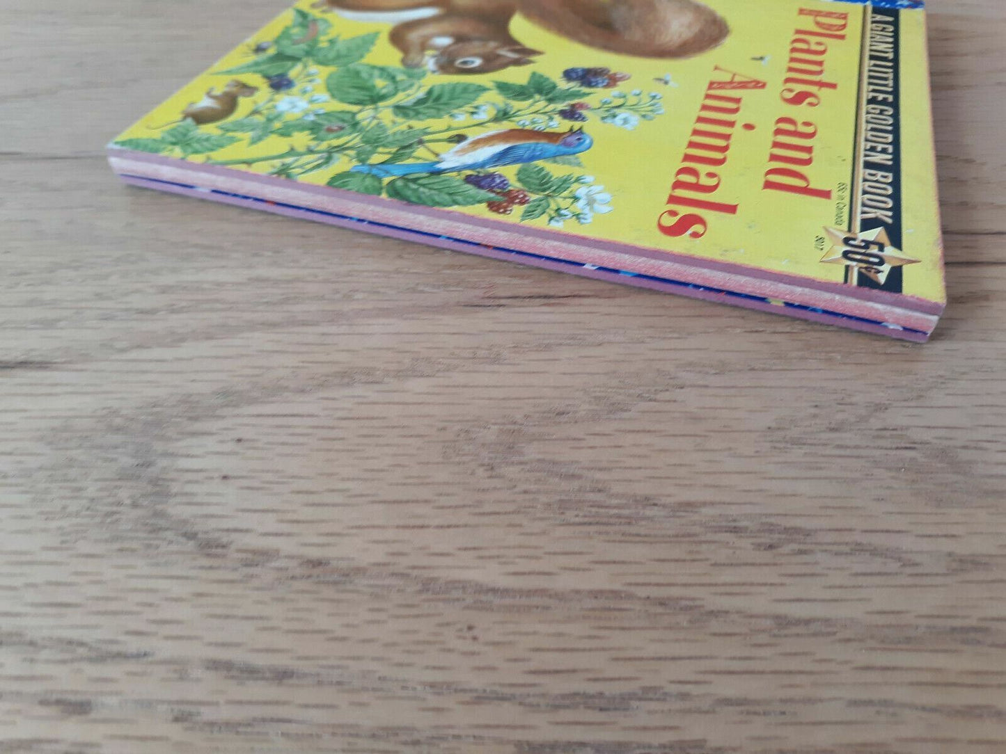 Plants And Animals, A Giant Little Golden Book,1958 Hardcover