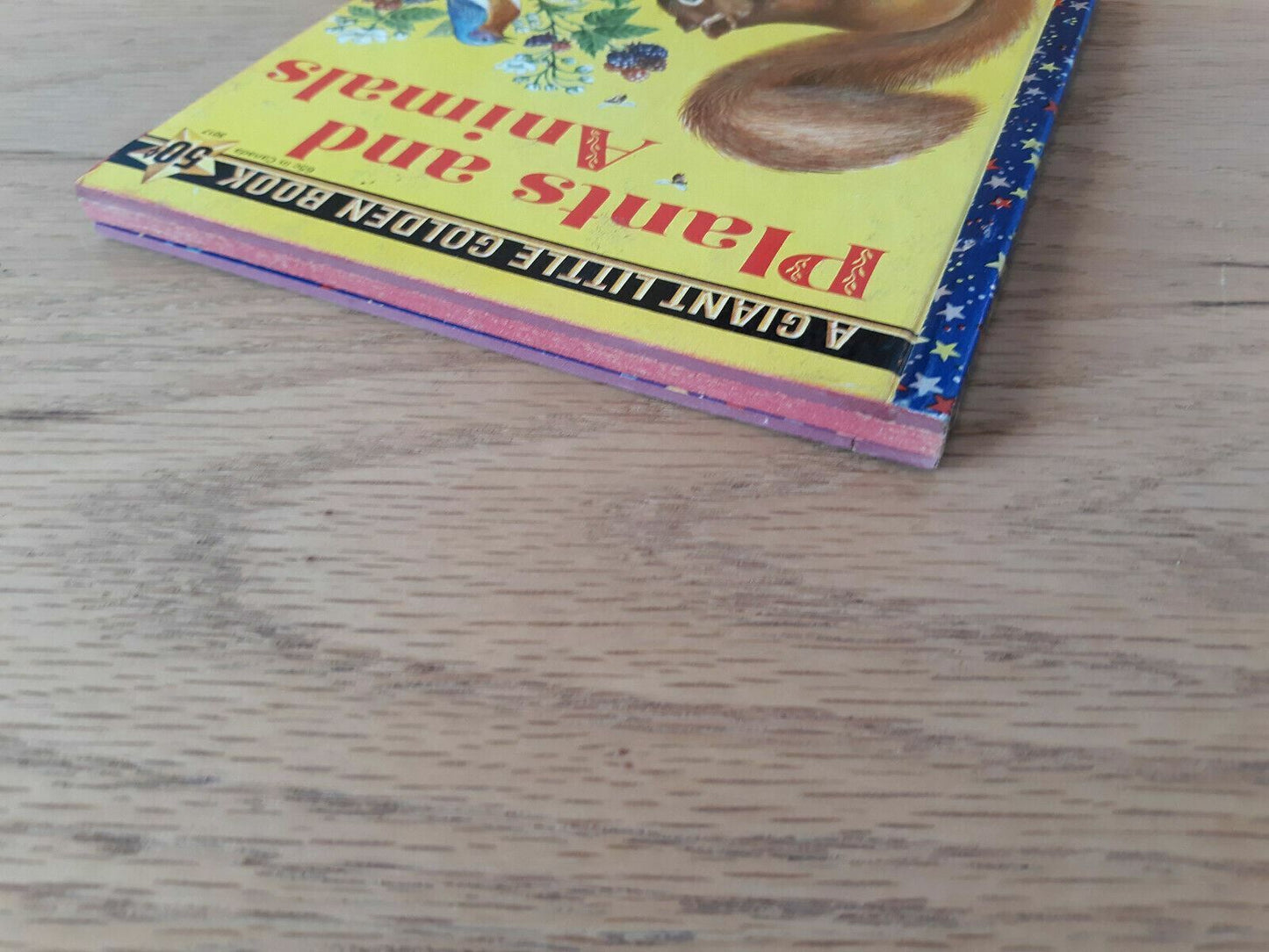 Plants And Animals, A Giant Little Golden Book,1958 Hardcover