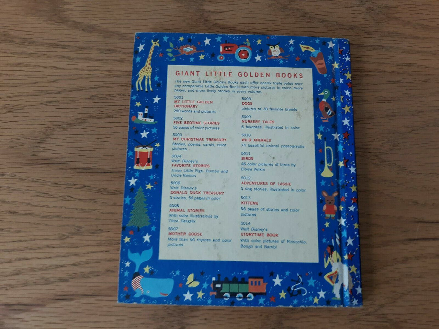 Plants And Animals, A Giant Little Golden Book,1958 Hardcover