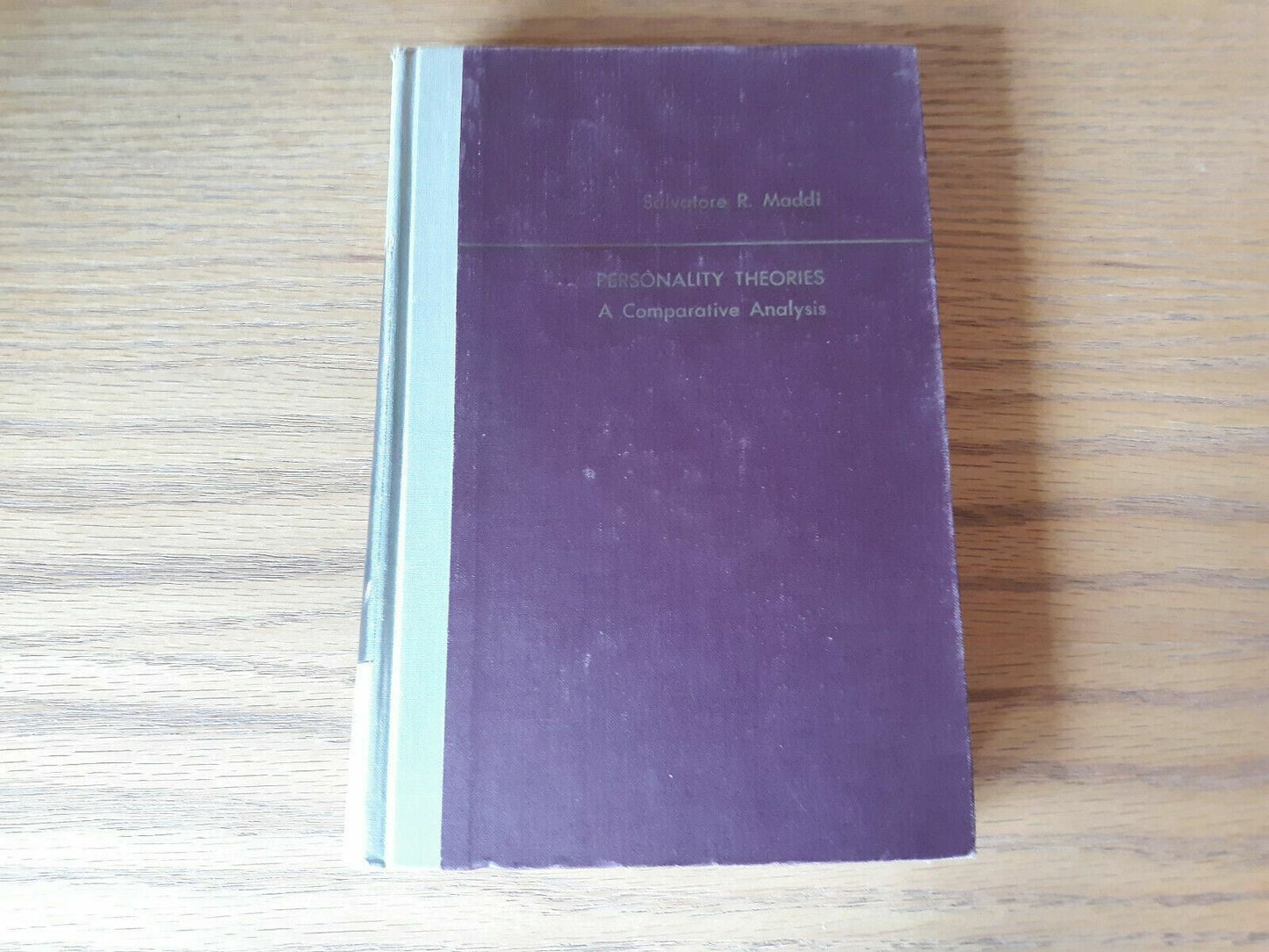Personality Theories A Comparative Analysis By Salvatore Maddi | 1968 | HC