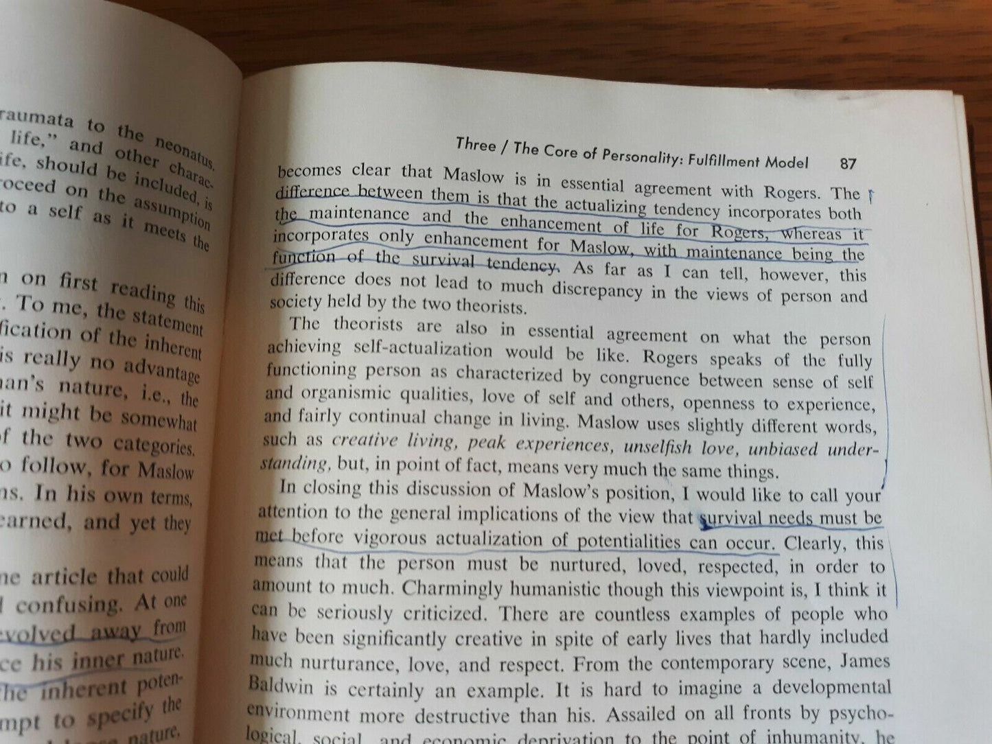 Personality Theories A Comparative Analysis By Salvatore Maddi | 1968 | HC