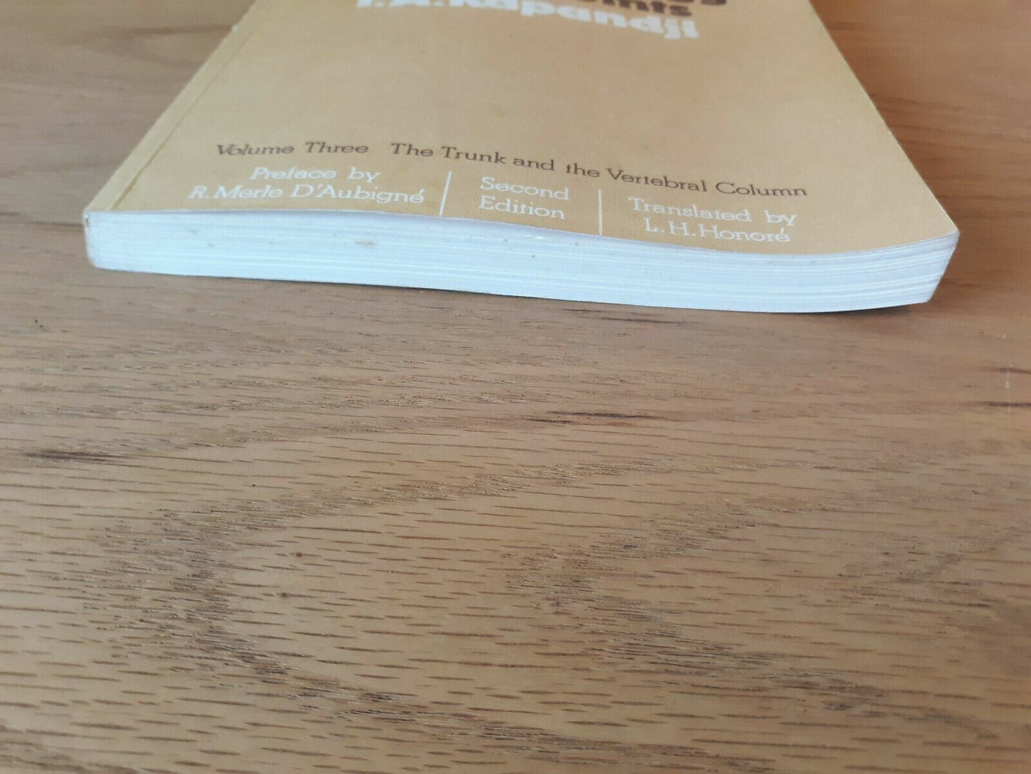 Physiology of the Joints Vol 3 by Adalbert Kapandji 1979 Churchill Livingstone