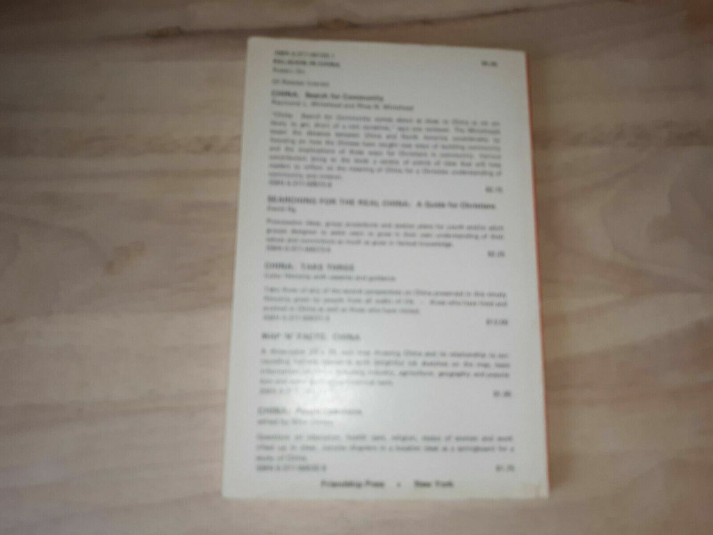 Religion in China by Robert G. Orr 1980 Paperback