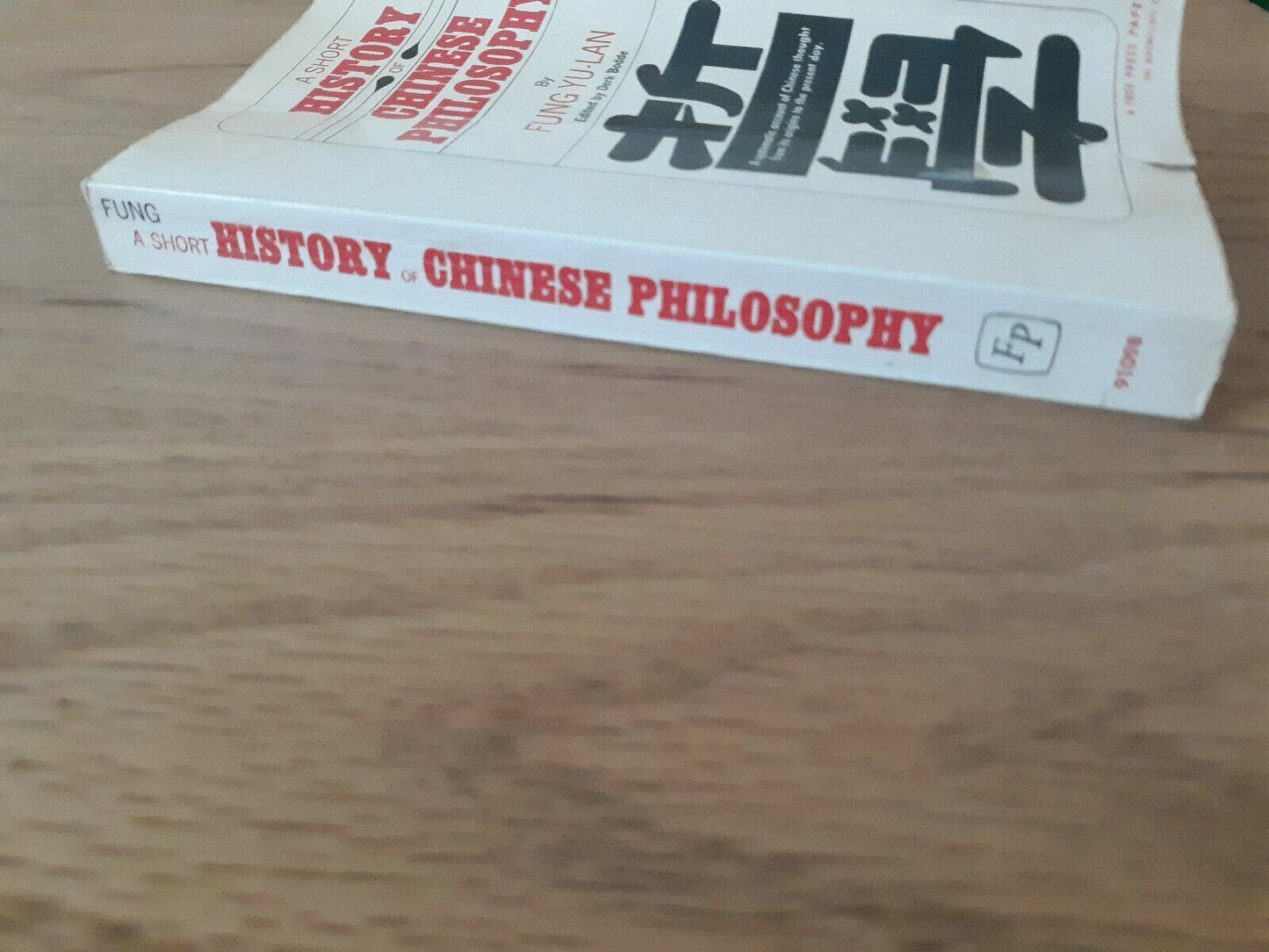 A Short History of Chinese Philosophy by Fung Yu-Lan 1968