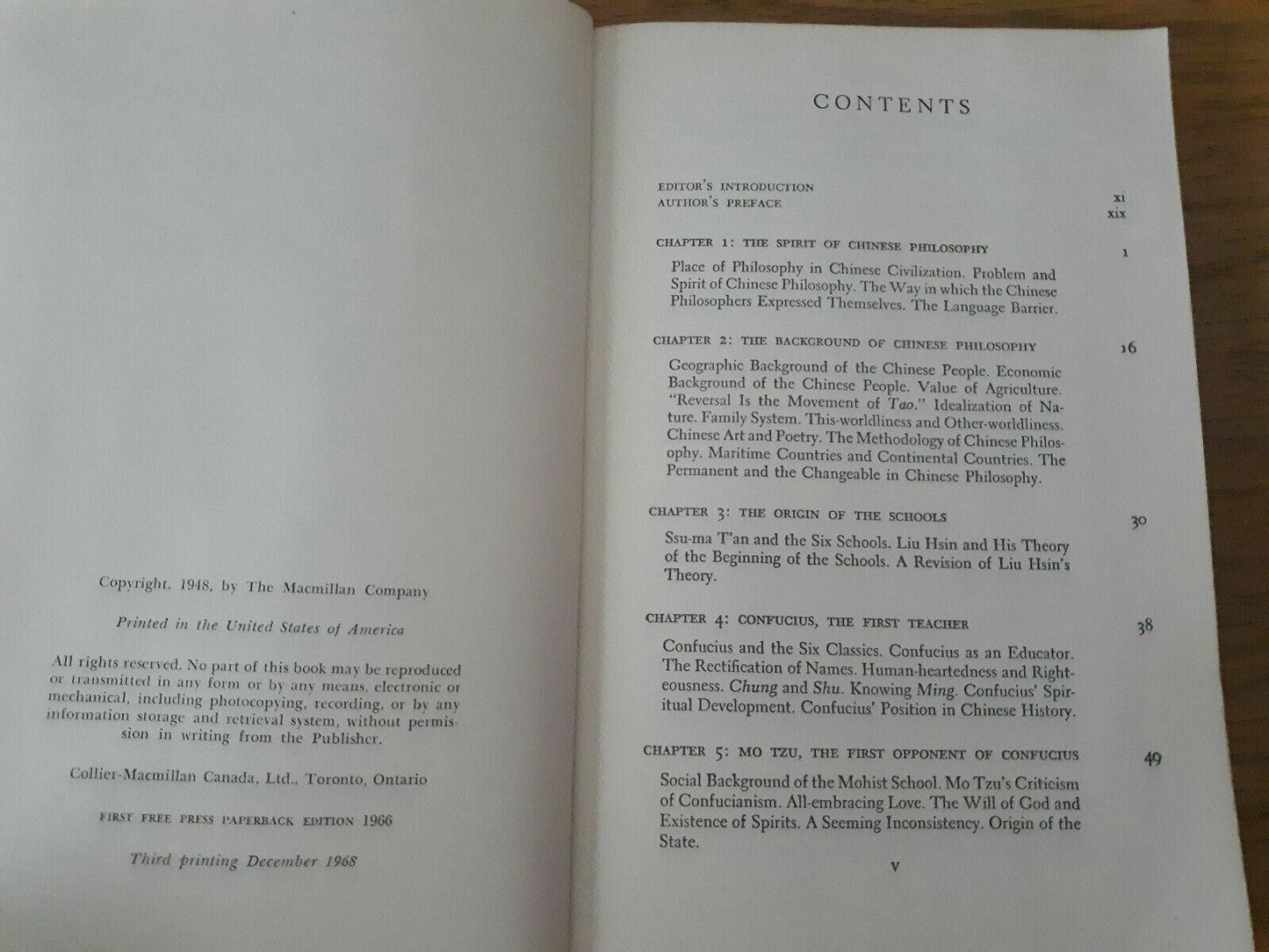 A Short History of Chinese Philosophy by Fung Yu-Lan 1968