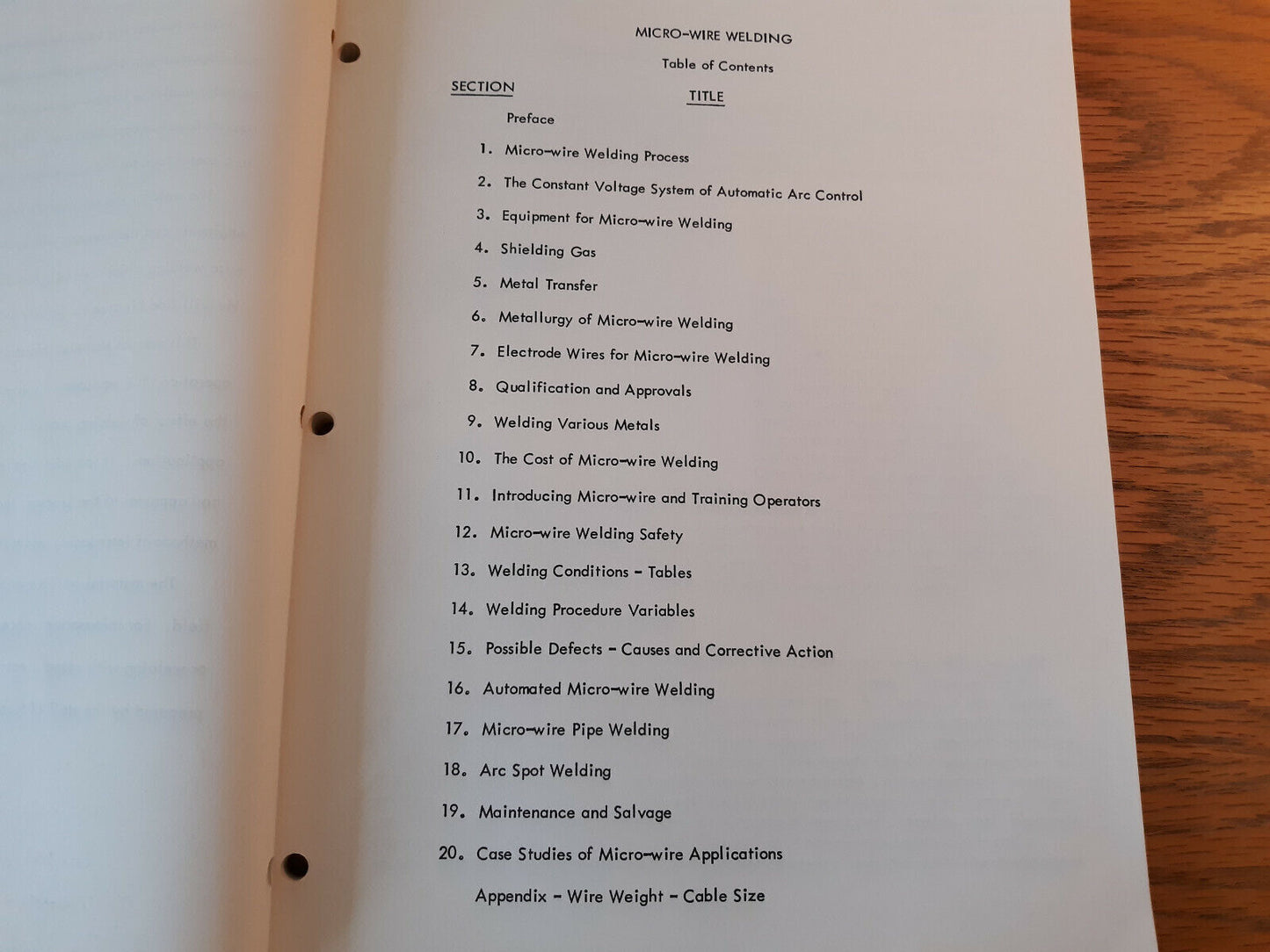 Hobart Welding Process Manual The Micro-Wire Process 1964 EW-300