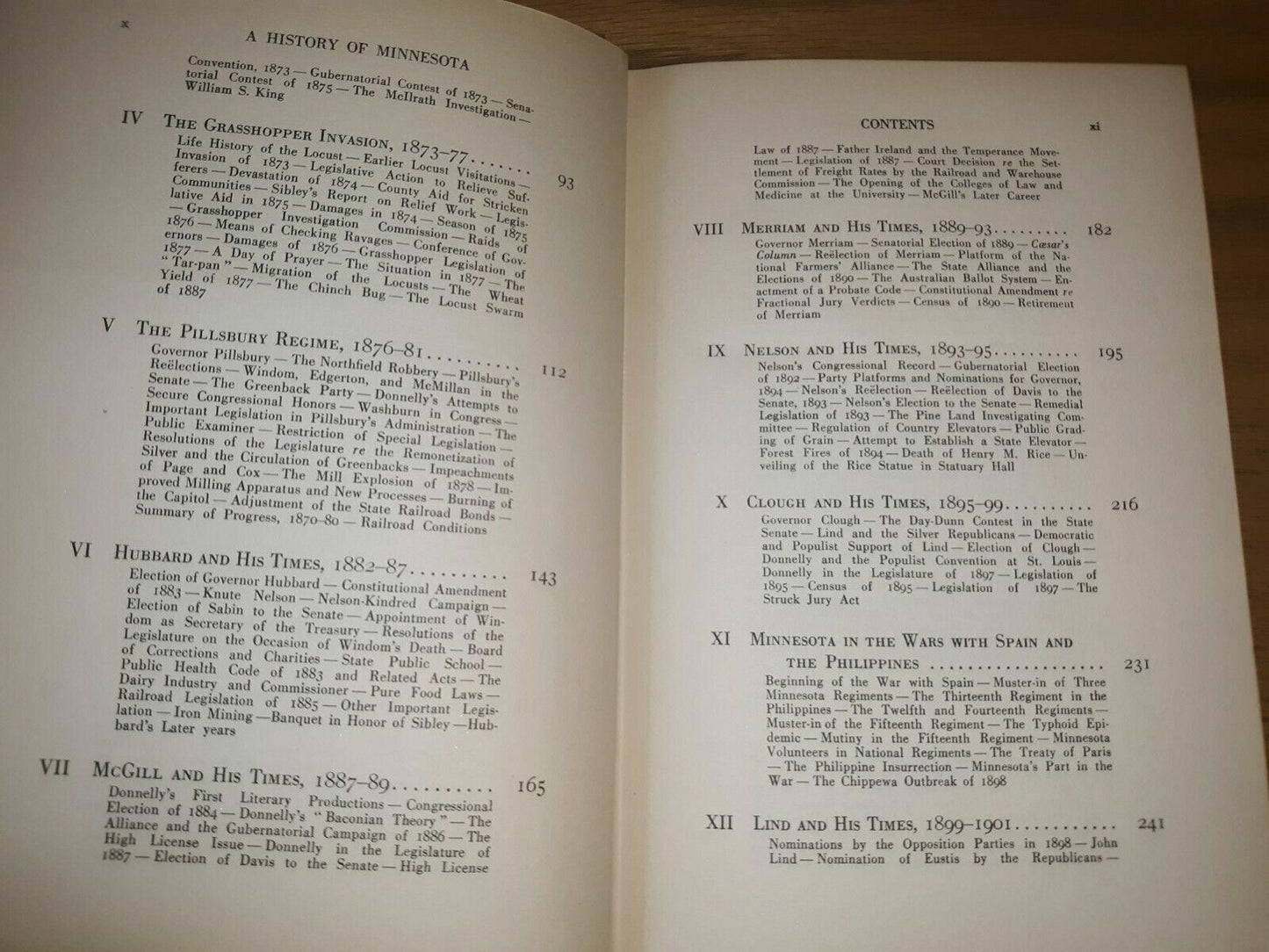 A History Of Minnesota By William Watts Folwell, 1926 Vol III, Minn. Historic
