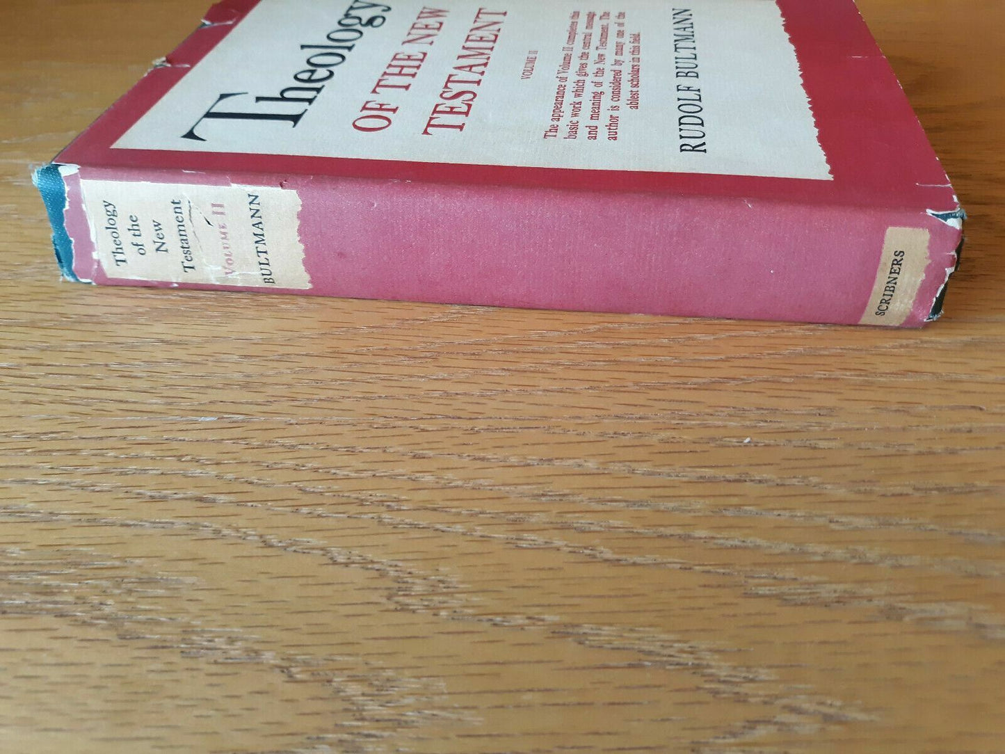 1955 Theology of the New Testament Vol II by Rudolf Bultmann Lutheran Theology
