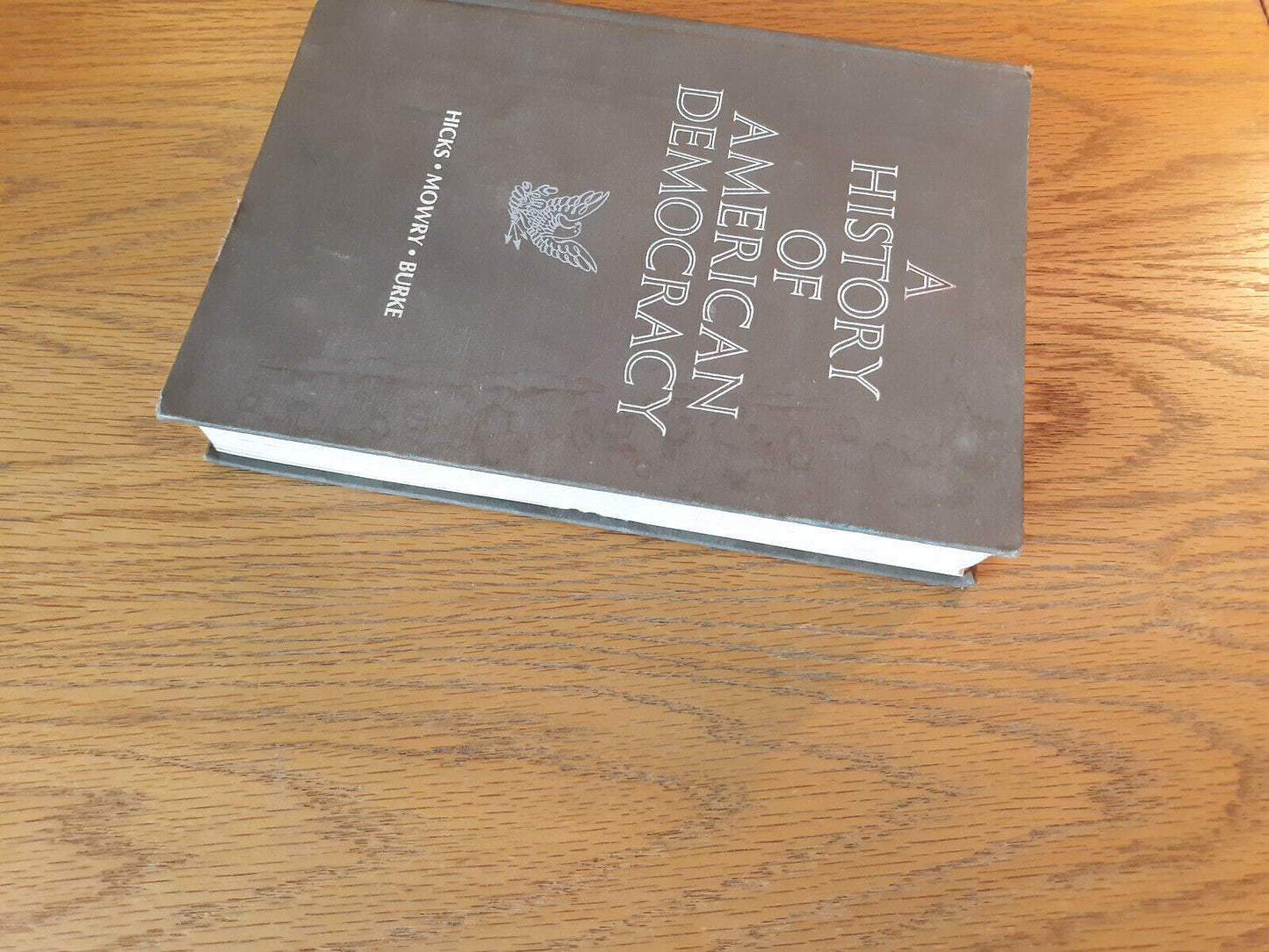A History Of American Democracy John D Hicks 1966 Hardcover 3rd Edition