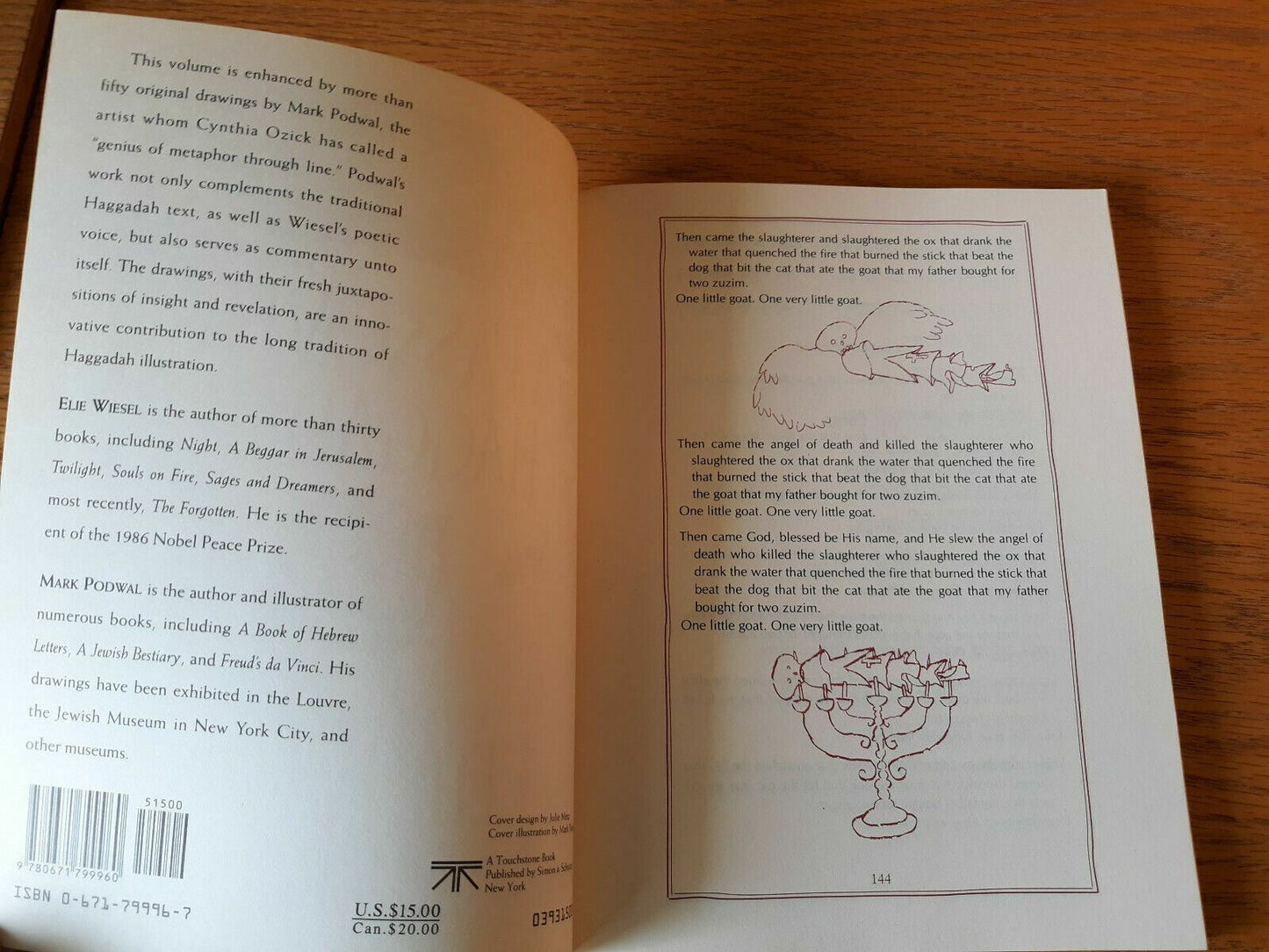 A Passover Haggadah by Elie Wiesel 1993