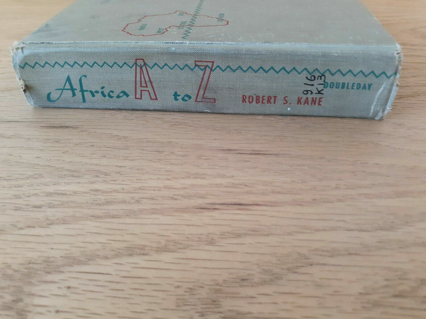 Africa A to Z by Robert Kane 1961 First Edition Hardcover