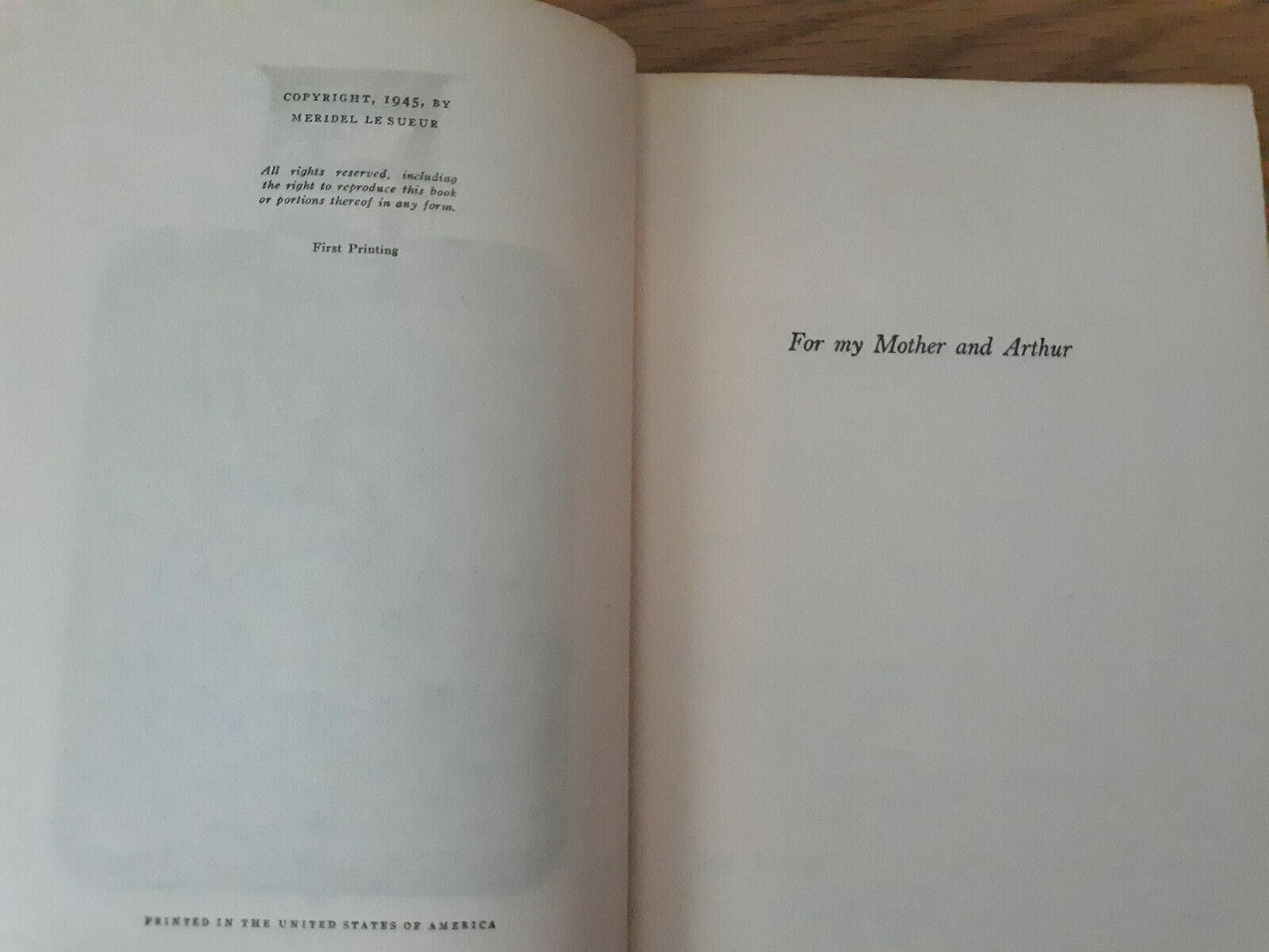 North Star Country by Meridel Le Sueur 1945 1st Edition