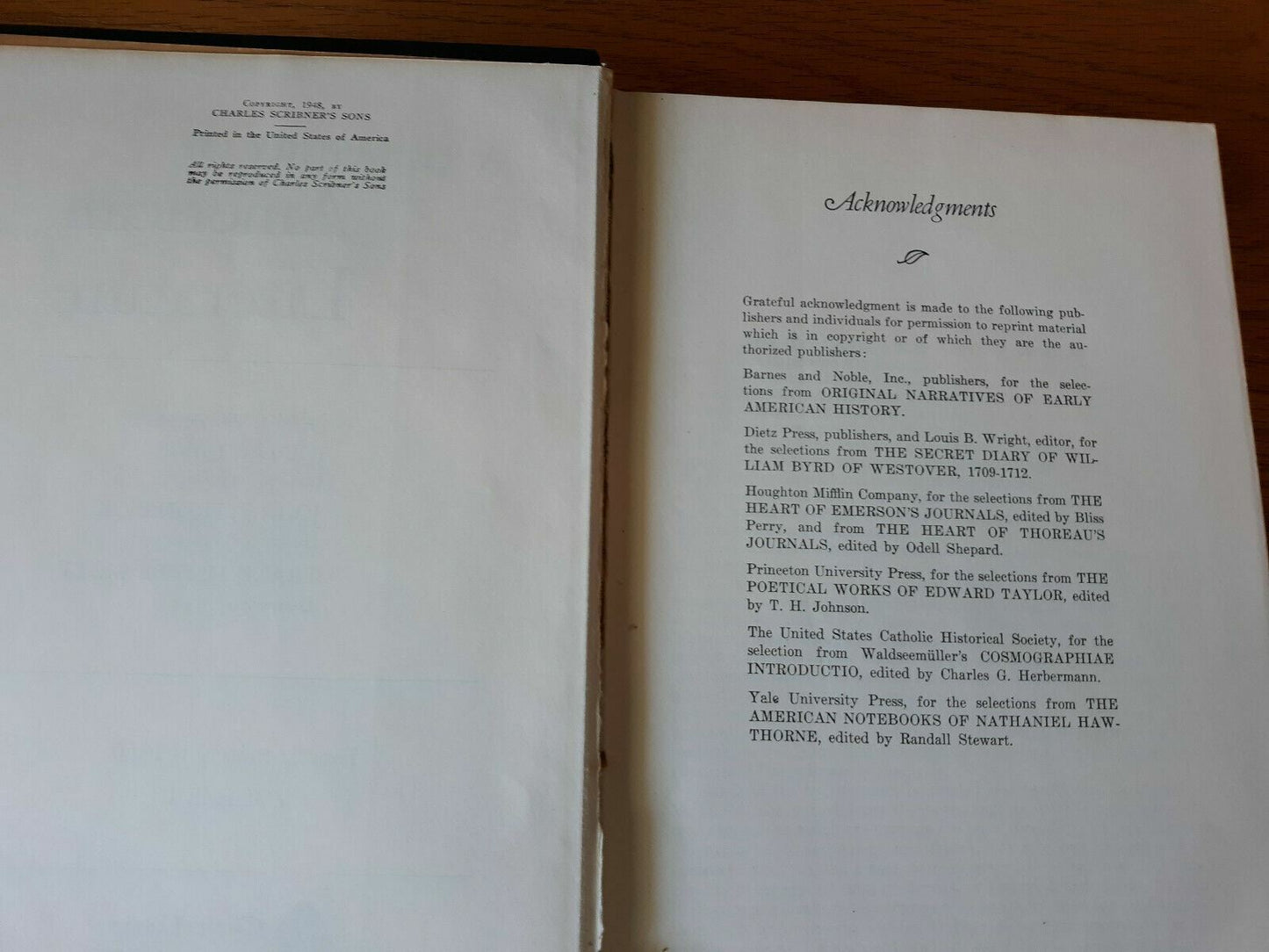 A Treasury Of American Literature Volume 1 Joe Davis 1948 Hardcover