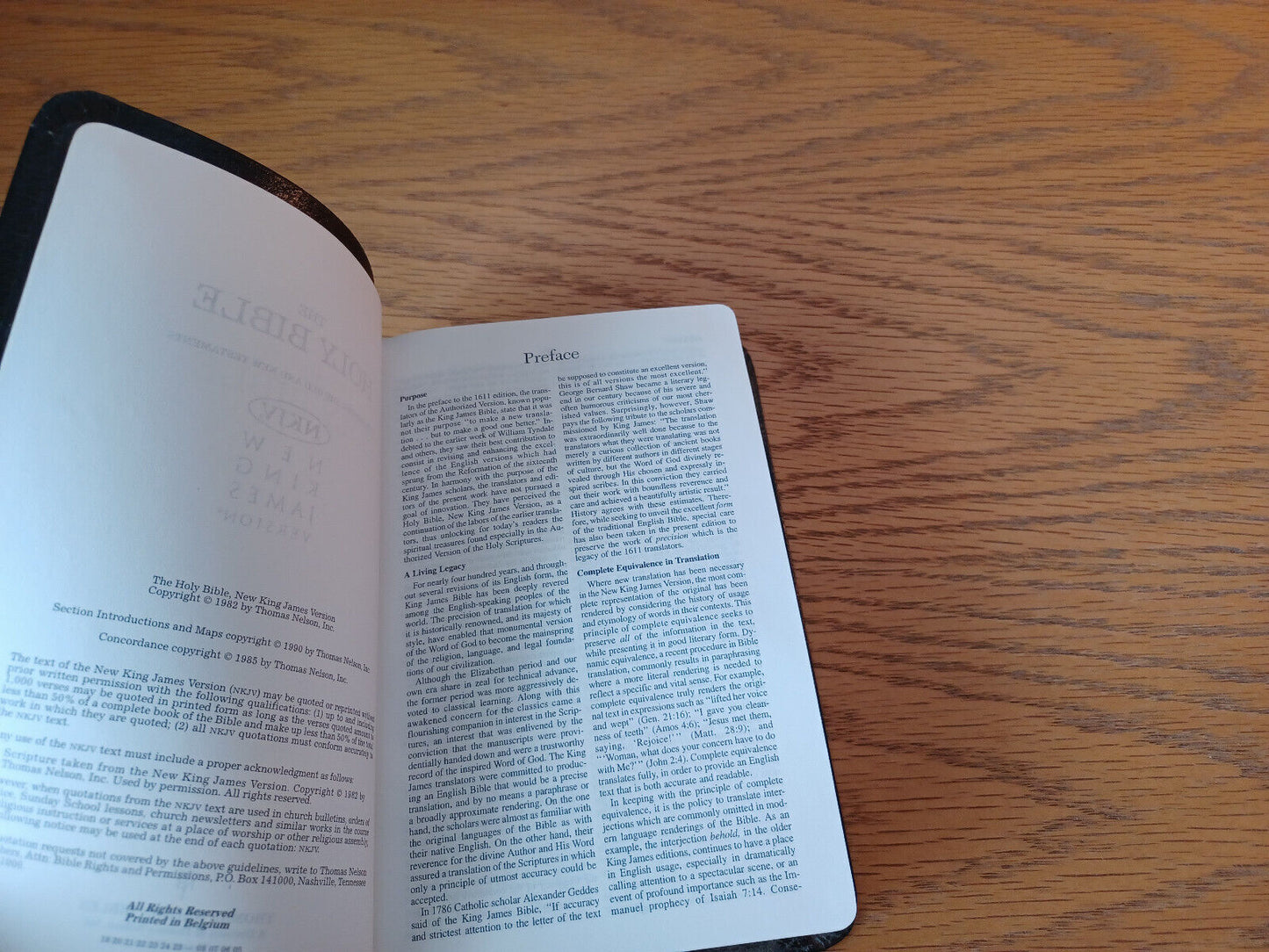 Holy Bible New King James Version Thomas Nelson 5225 Concordance Words Of Jesus