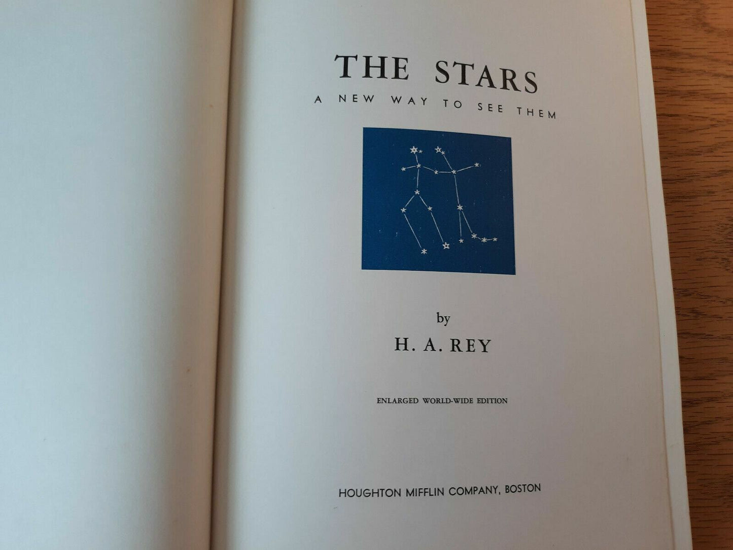 The Stars A New Way To See Them 1962 Hardcover By H A Rey Sixth Print