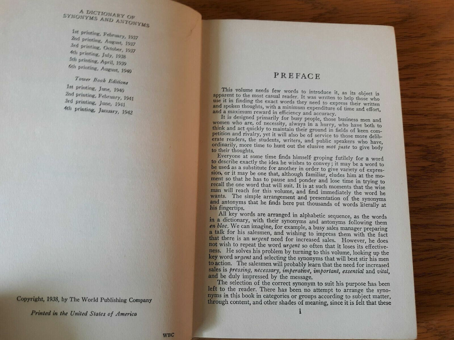 A Dictionary of Synonyms and Antonyms by Joseph Devlin 1942