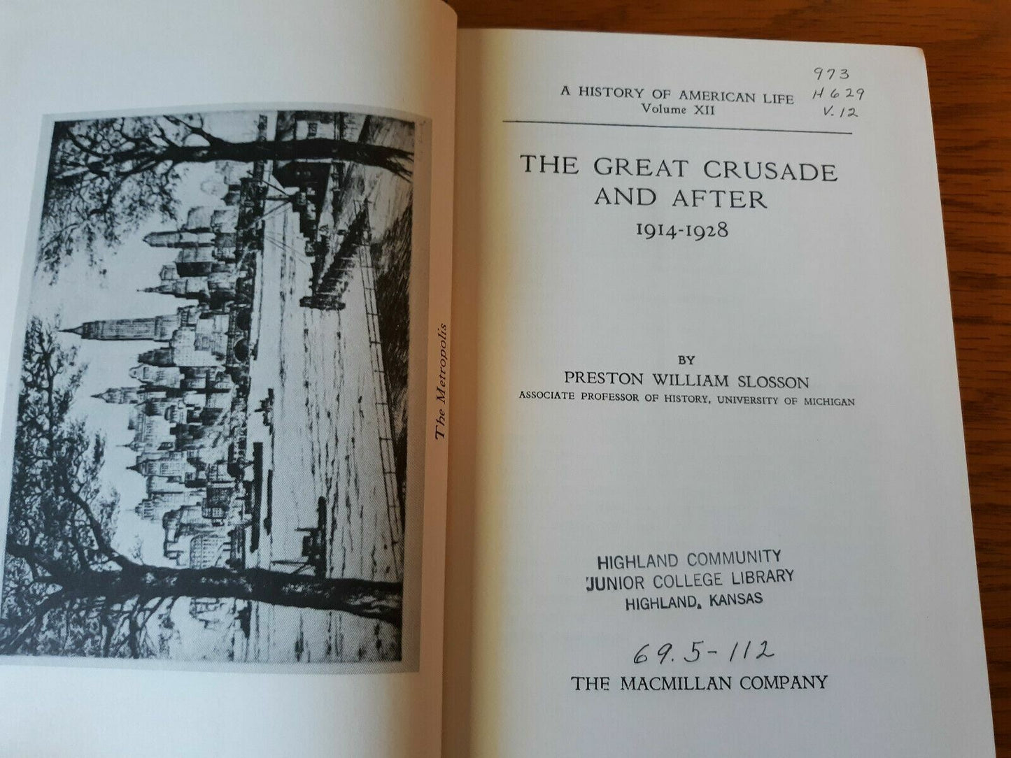 A History of American Life Volume 12 by Preston Slosson 1969