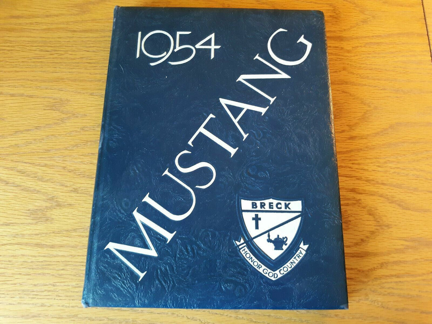 Mustang 1954 Yearbook Breck St Paul Minnesota Hardcover