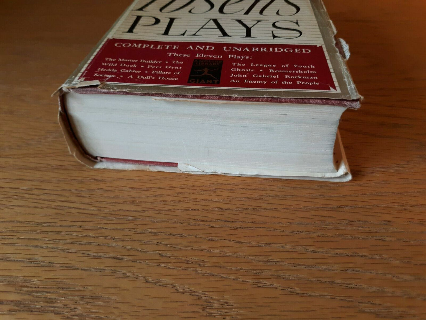Eleven Plays by Henrik Ibsen (Modern Library Giant Edition) Dust Jacket Hardcove