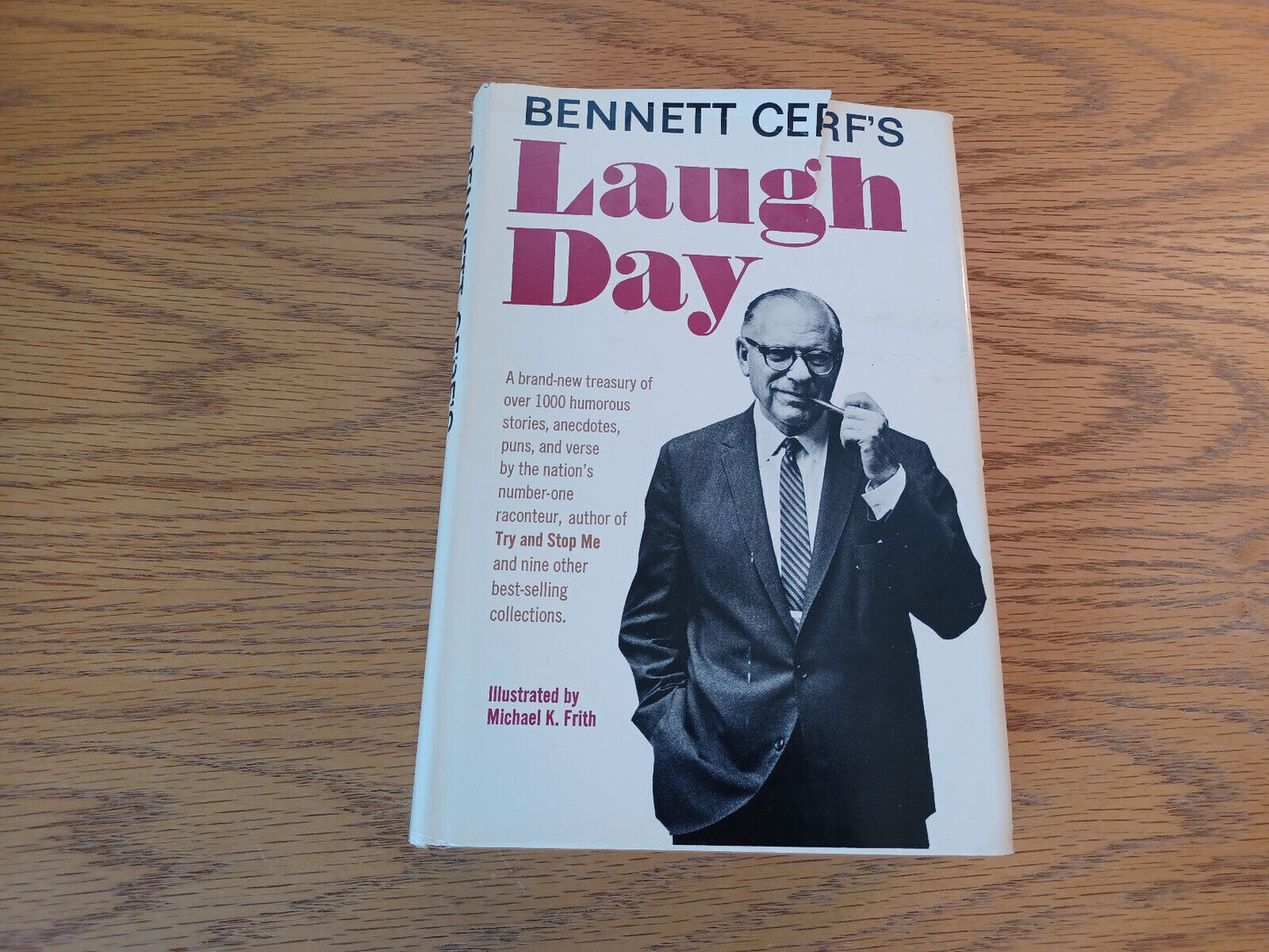 Laugh Day Bennett Cerf 1965 Book Club Edition Hardcover Dust Jacket Doubleday