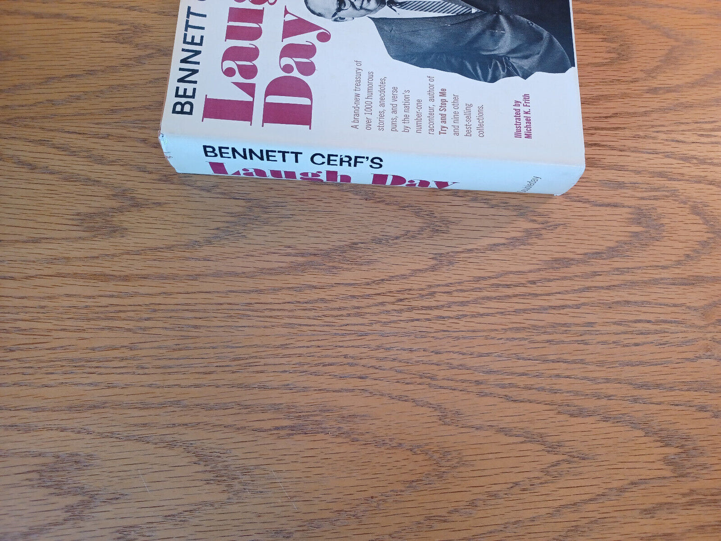 Laugh Day Bennett Cerf 1965 Book Club Edition Hardcover Dust Jacket Doubleday