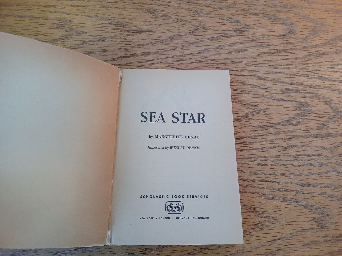 Sea Star Marguerite Henry 1966 Scholastic Paperback
