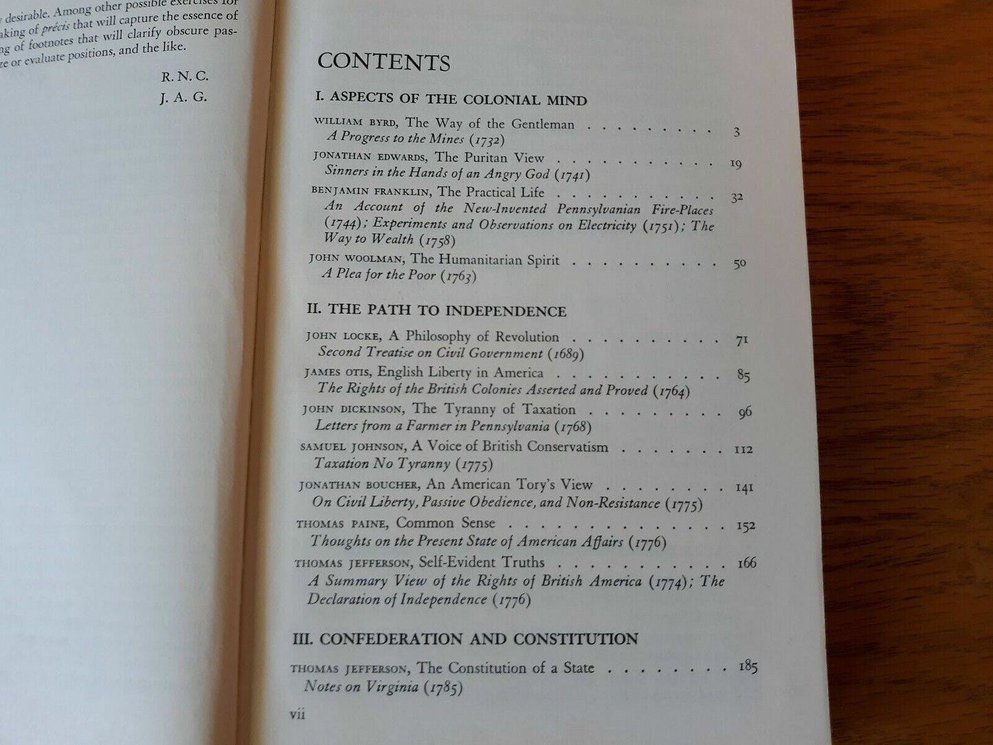 Words That Made American History Colonial Times to the 1870's 1965 Richard N. Cu