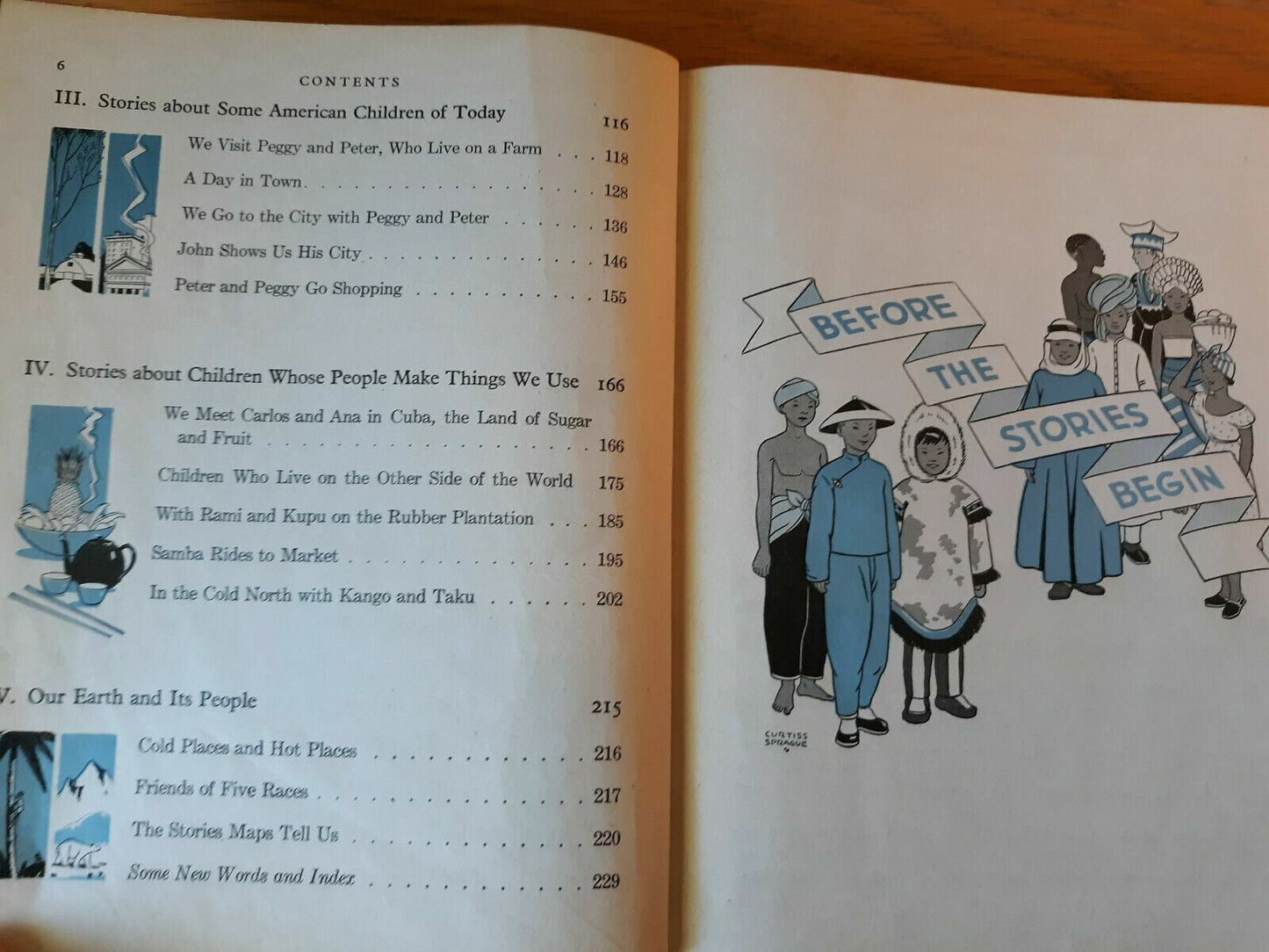 Our Little Neighbors at work and play, Frances Carpenter, (1942) Hardcover