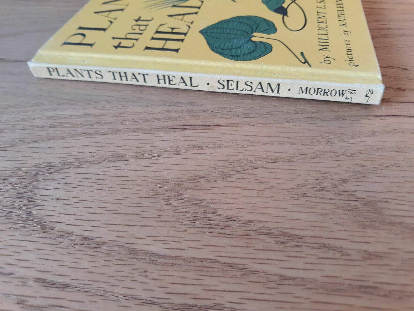 1959 Vintage Plants That Heal by Selsam Millicent Ellis Hardcover
