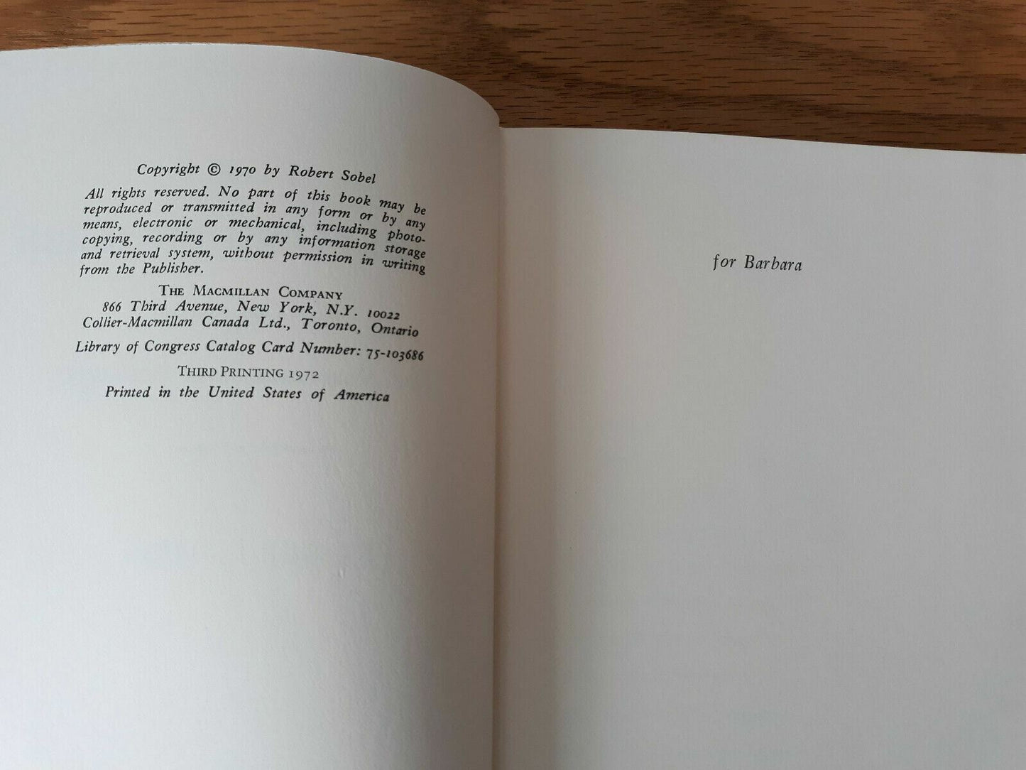 The Curbstone Brokers by Robert Sobel 1972