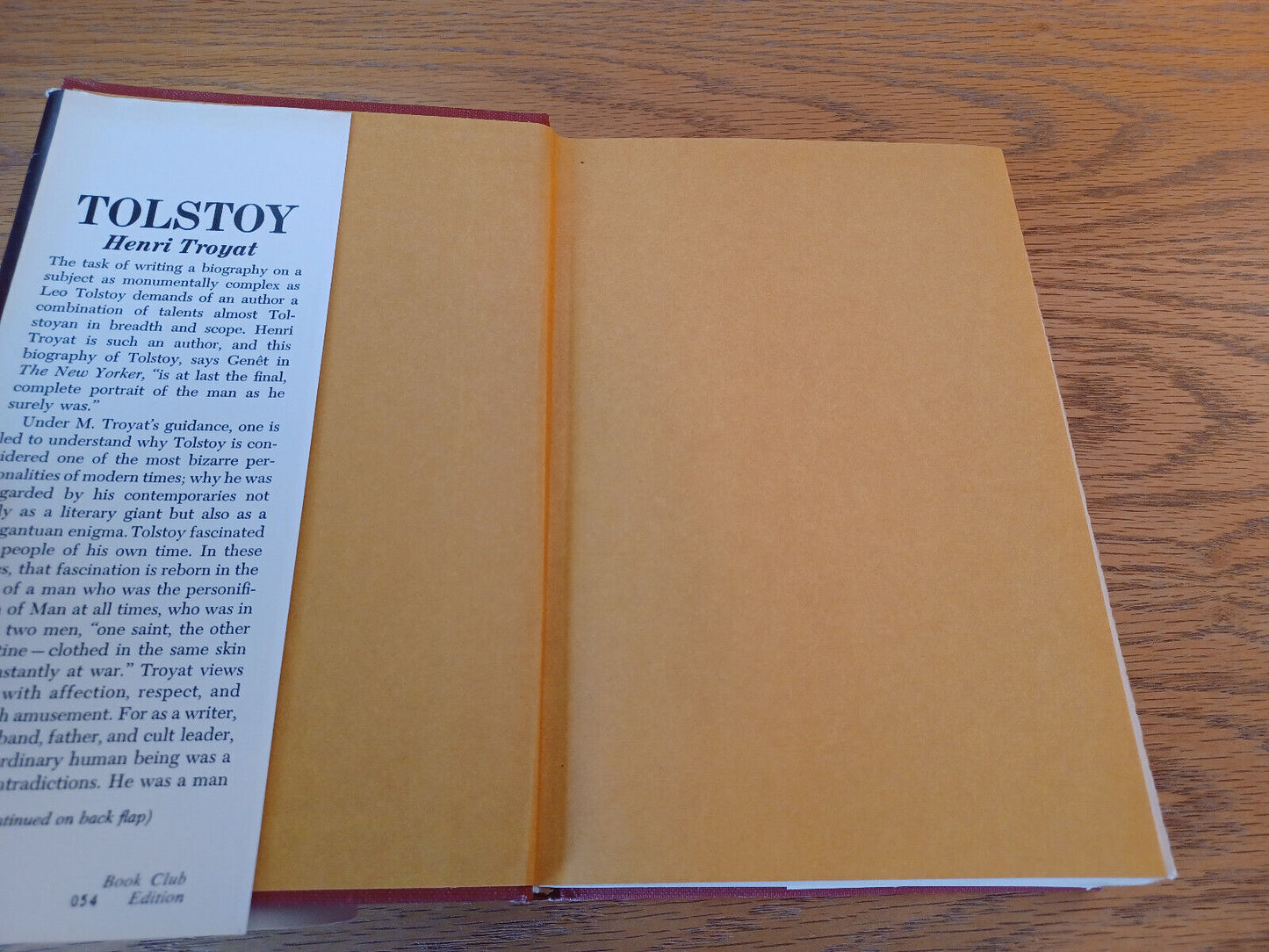 Tolstoy by Henri Troyat 1967