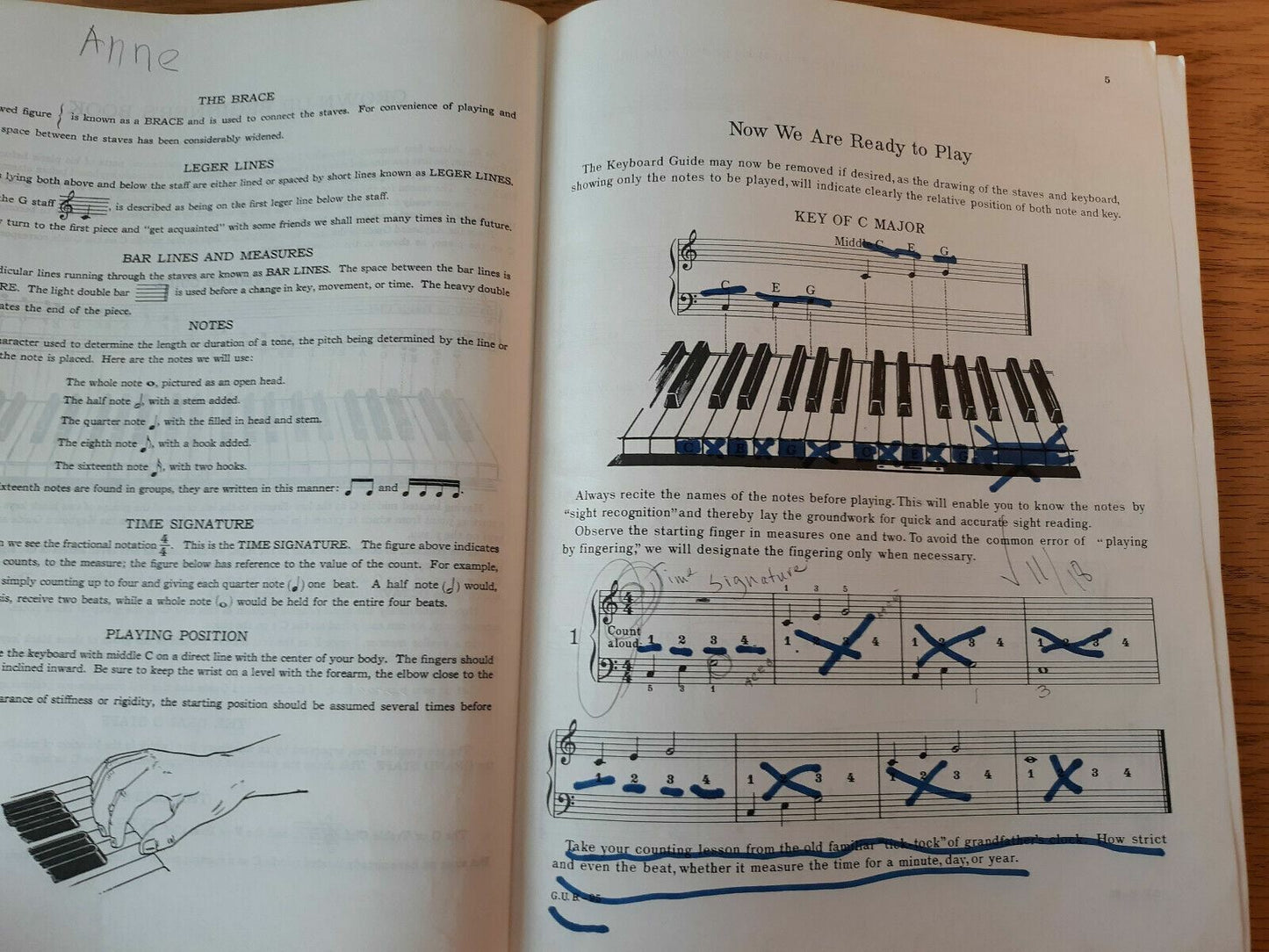 Grown-Up Beginner's Book for the Piano by William Felton 1955