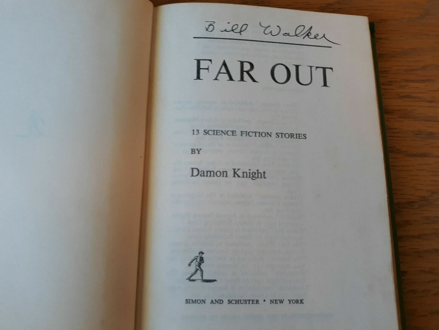 Far Out by Damon Knight 1961