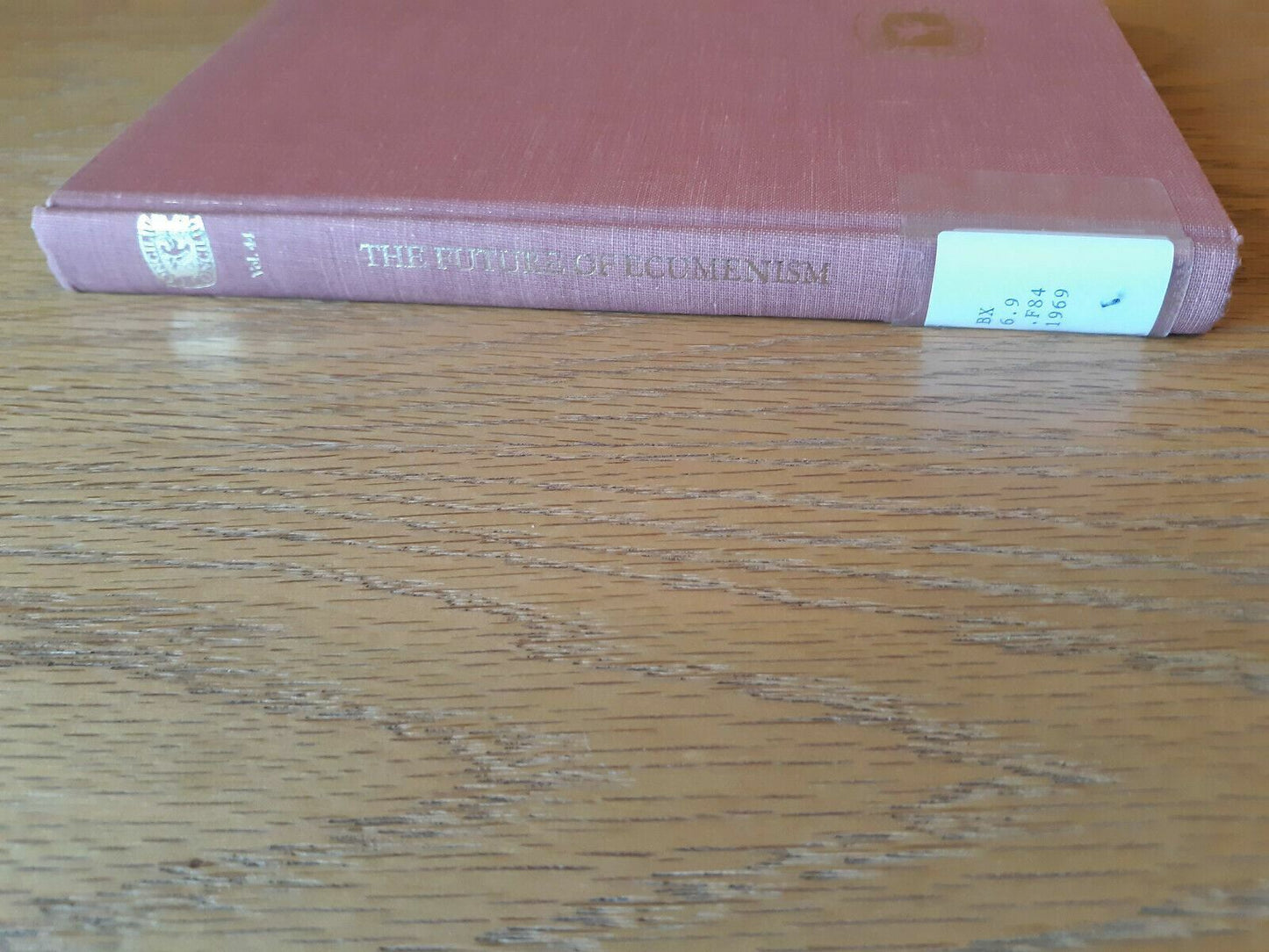 The Future Of Ecumenism Ecumenical Theology Vol 44 1969 Hardcover Hans Kung
