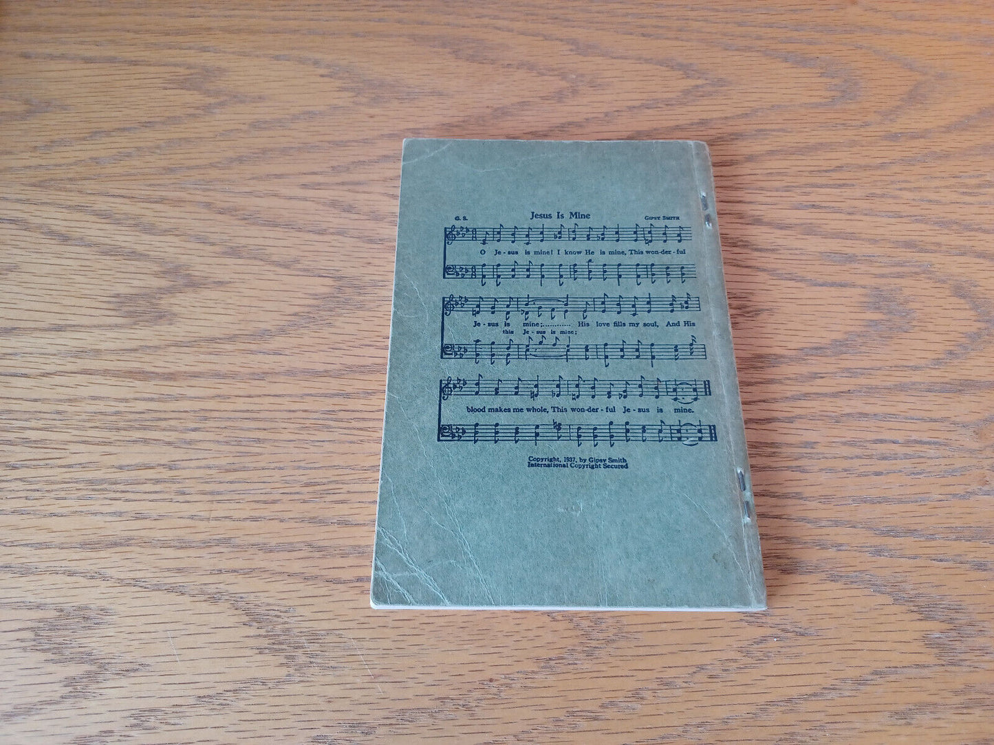 Wonderful Jesus And Other Songs 1927 Gipsy Smith Paperback Biglow Main Excell