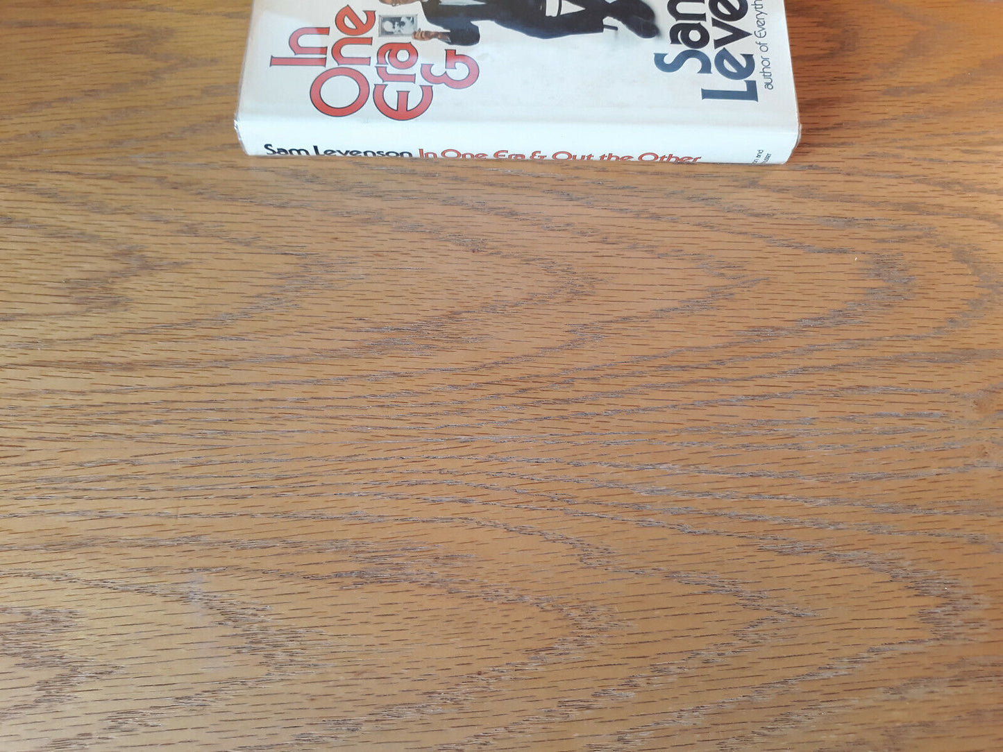 In One Era And Out The Other Sam Levenson 1973 Hardcover Dust Jacket Simon And S