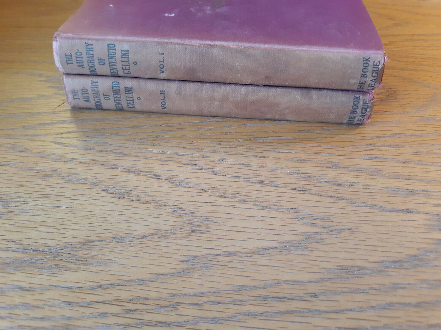 The Autobiography Of Benvenuto Cellini 1929 Volumes I & II Hardcover Book league
