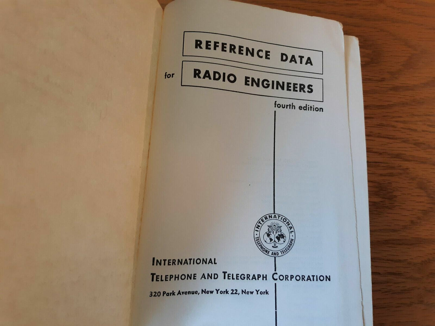 Reference Data for Radio Engineers 4th Ed 1964