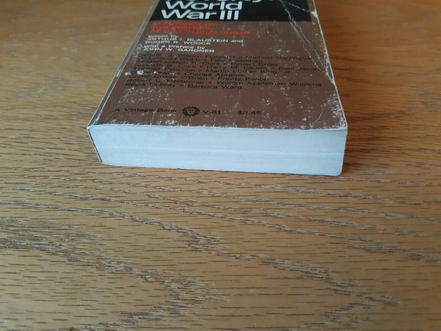 1968 Men Against Poverty: World war III - Blaustein & Woock Paperback