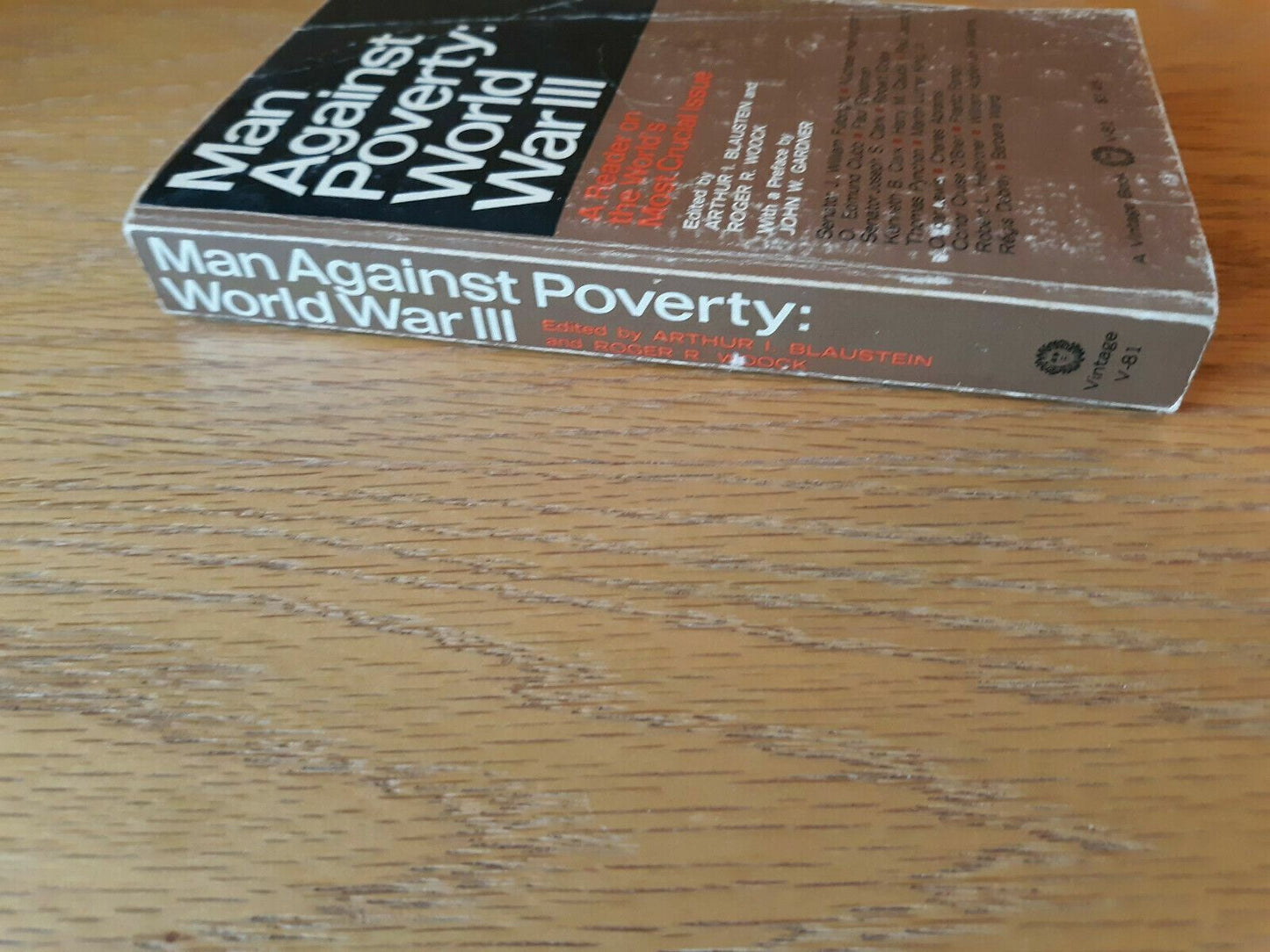 1968 Men Against Poverty: World war III - Blaustein & Woock Paperback