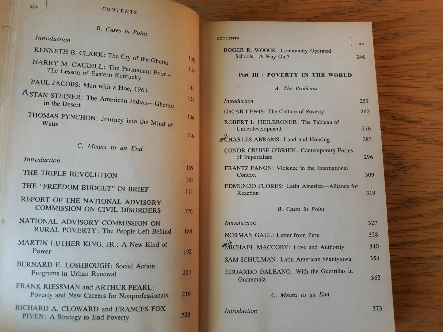 1968 Men Against Poverty: World war III - Blaustein & Woock Paperback