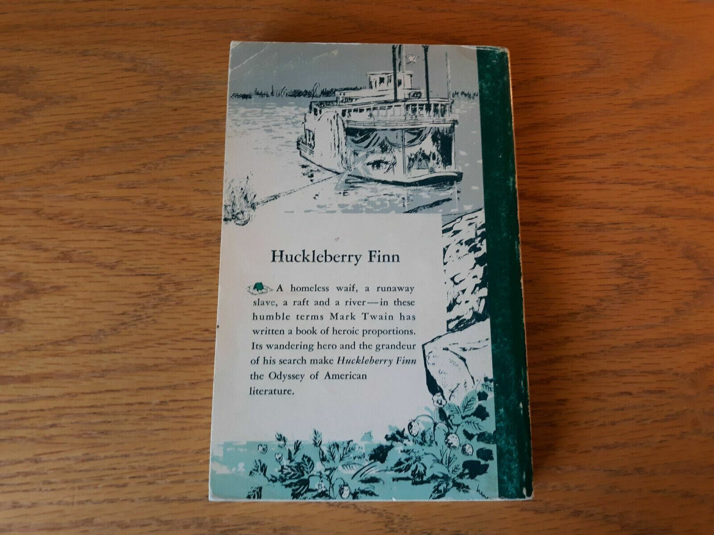 Adventures Of Huckleberry Finn 1962 Riverside Literature Series Mark Twain Paper