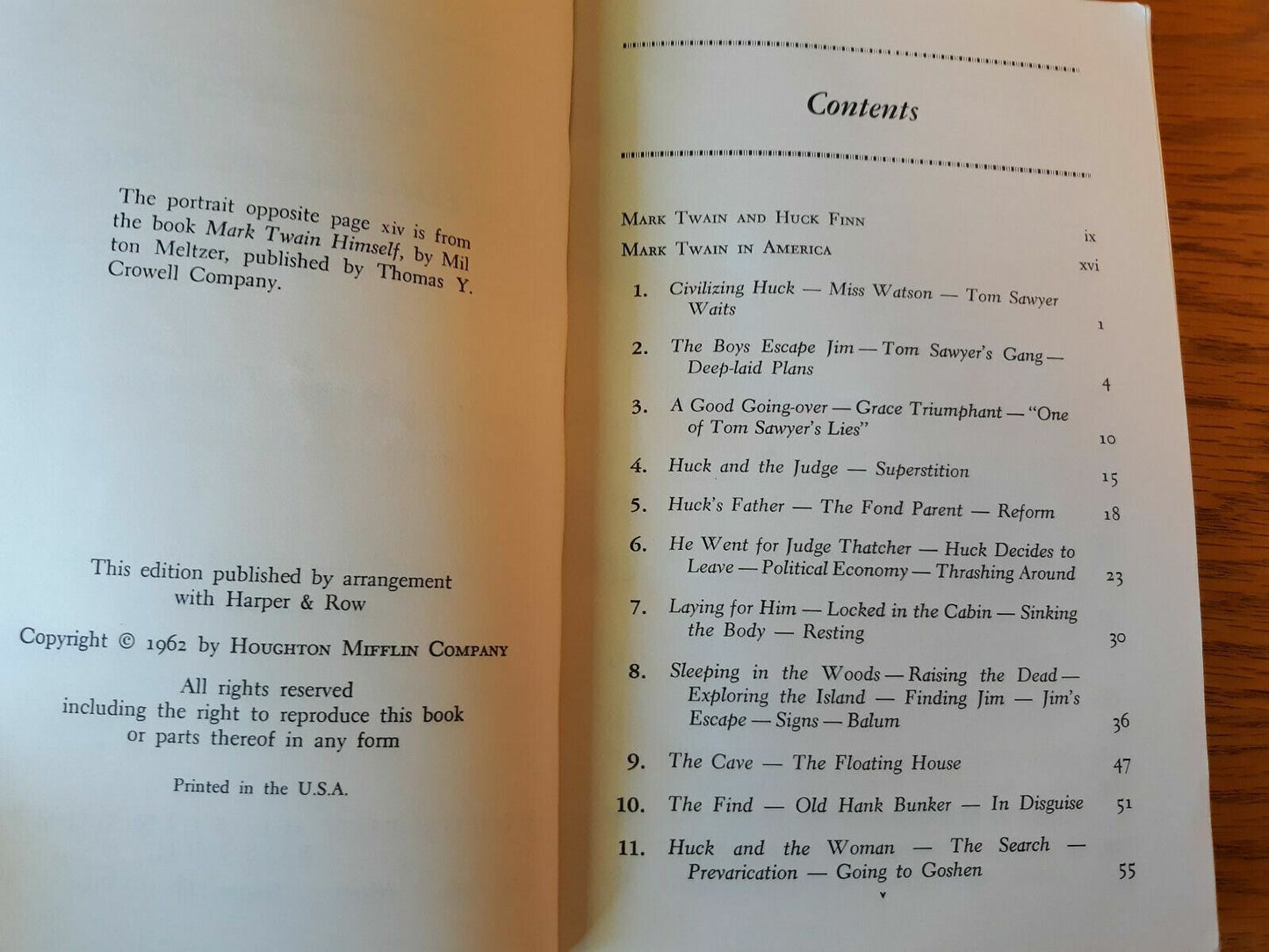 Adventures Of Huckleberry Finn 1962 Riverside Literature Series Mark Twain Paper